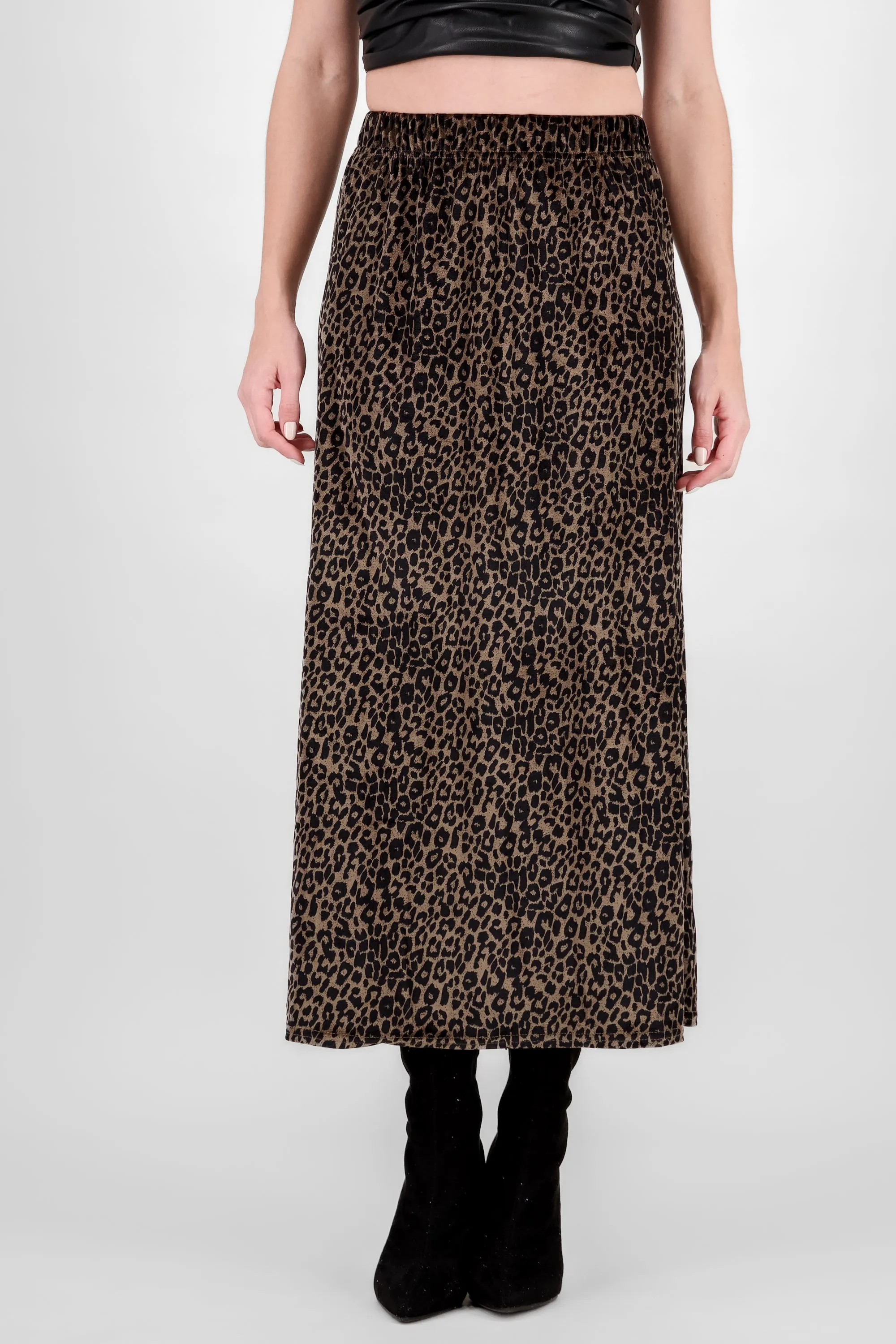 Maxi falda animal print terciopelo sold by Shasa product image thumbnail 2