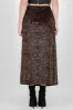 Maxi falda animal print terciopelo sold by Shasa
