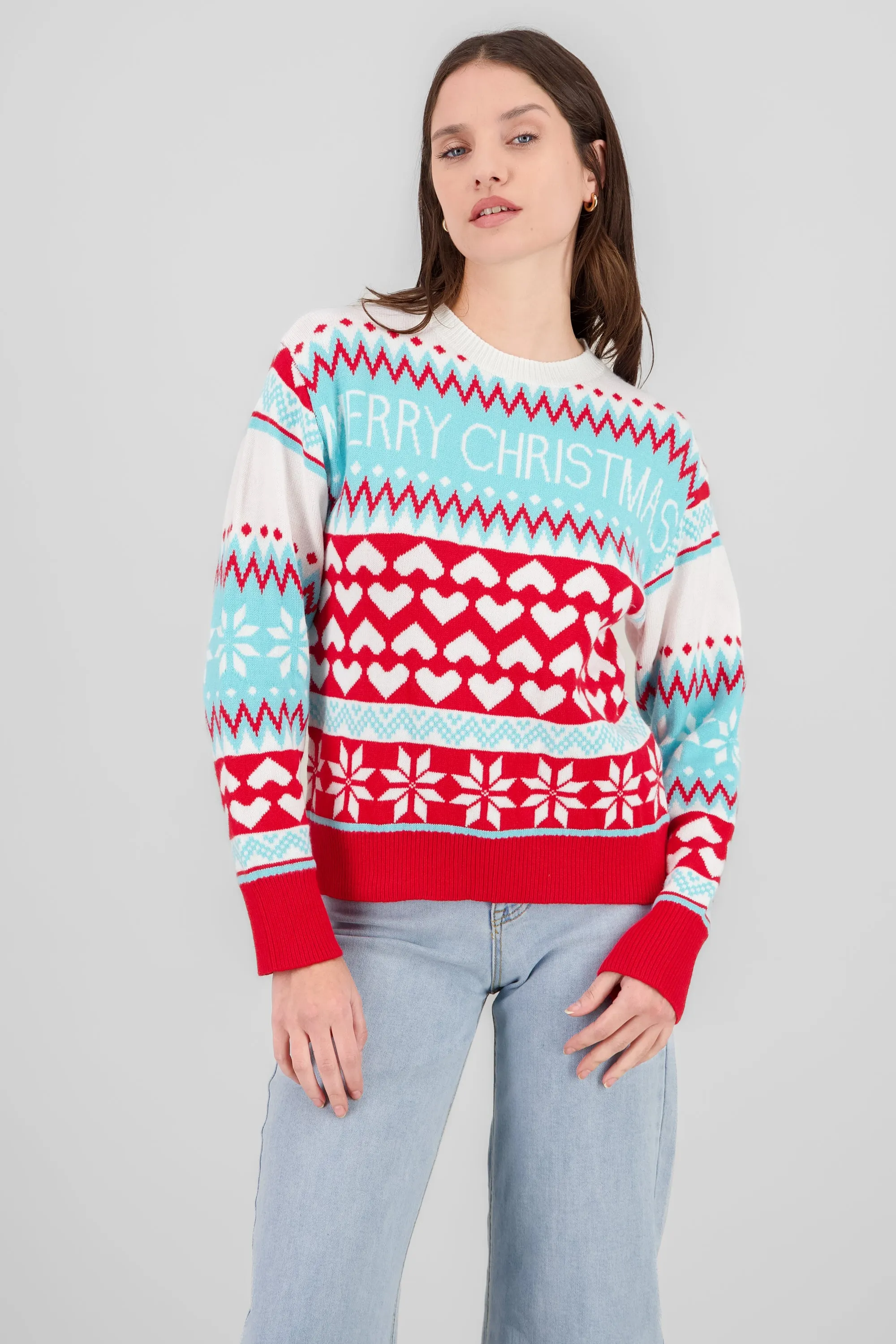 Sueter de navidad corazones sold by Shasa product image thumbnail 2