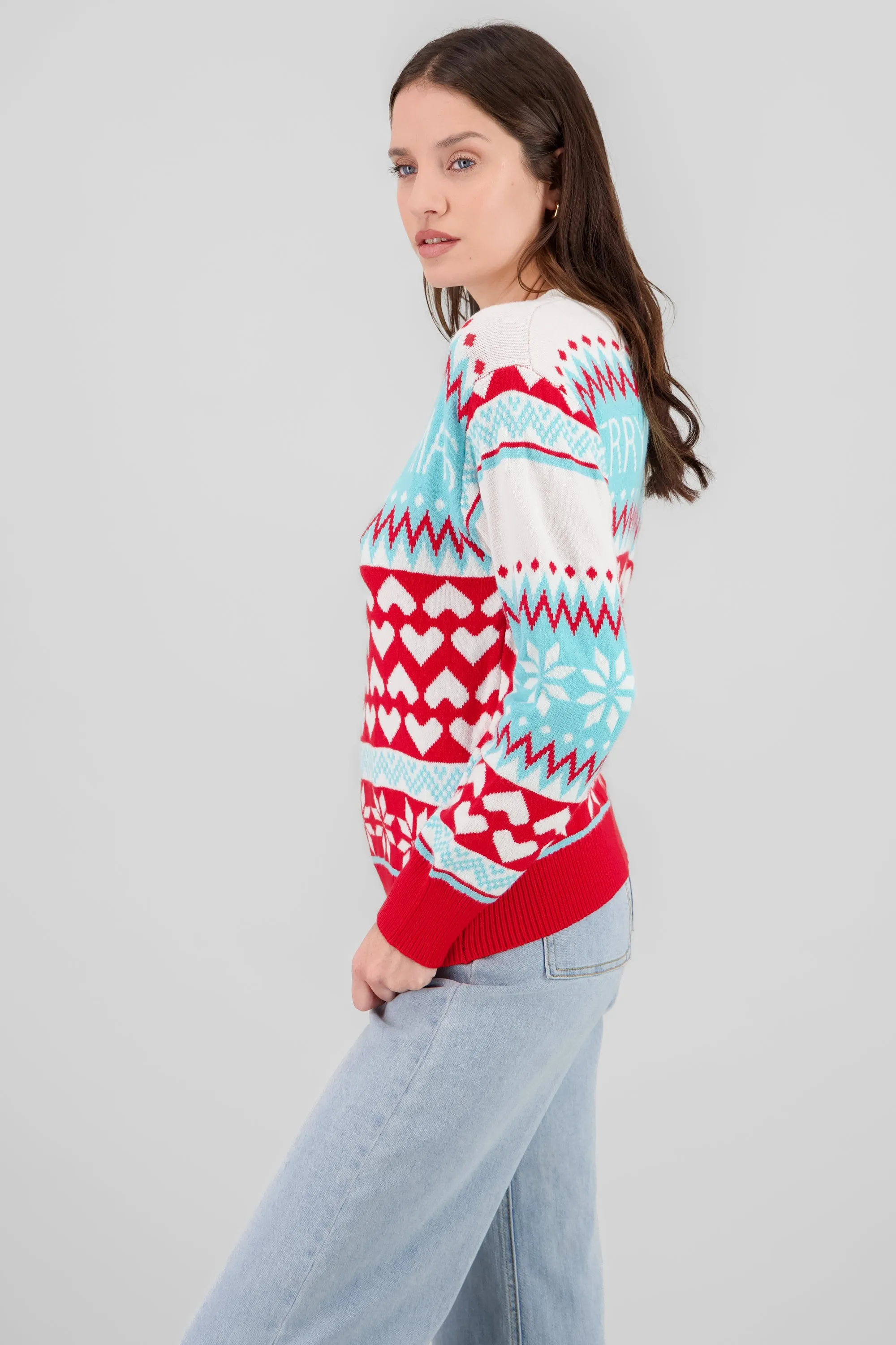 Sueter de navidad corazones sold by Shasa product image thumbnail 3