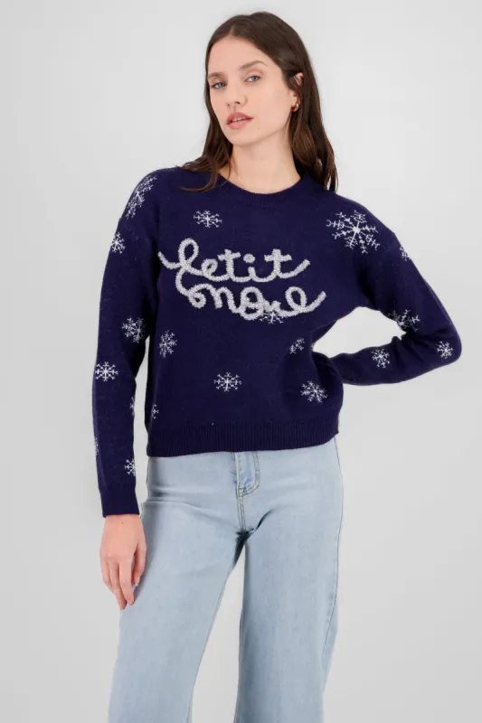 Suéter navideño Let it Snow sold by Shasa