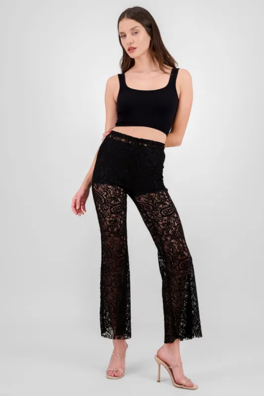 Pantalones de encaje made by Shasa