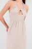 Vestido maxi halter cut out sold by Shasa