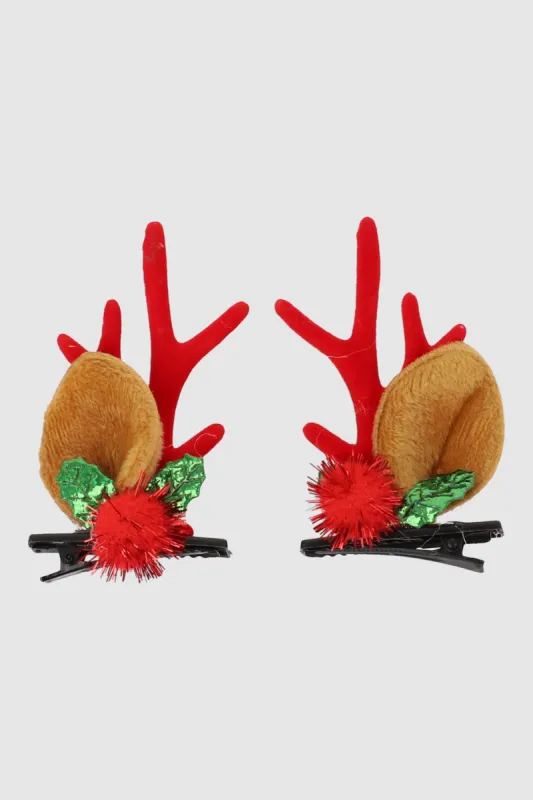 Broches cuernos pompon sold by Shasa