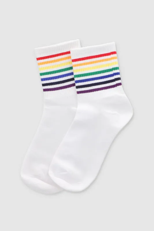 CALCETAS LINEAS ARCOIRIS sold by Shasa