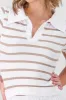 Top seamless rayas cuello polo sold by Shasa