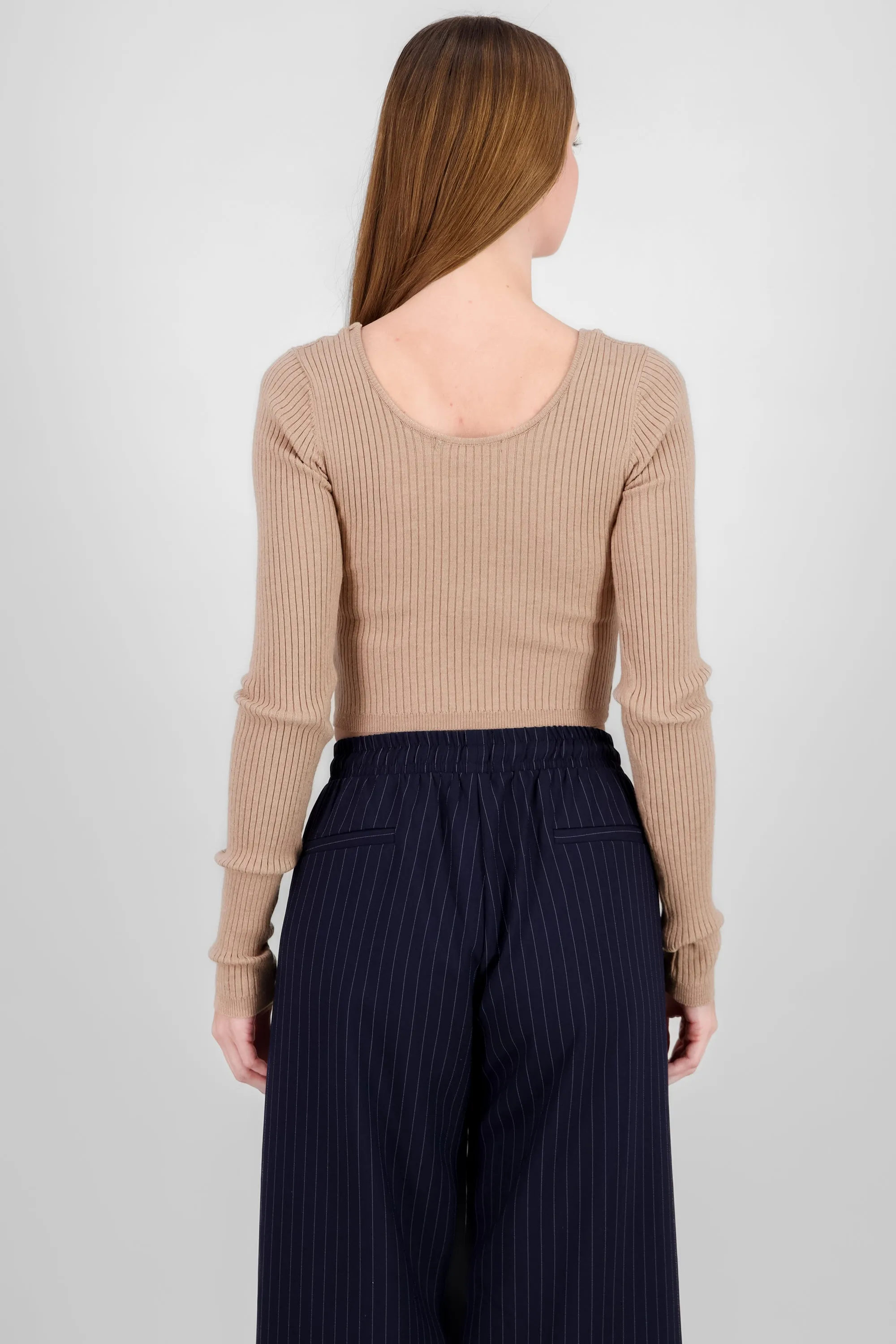 Top tejido manga larga escote redondo sold by Shasa product image thumbnail 4