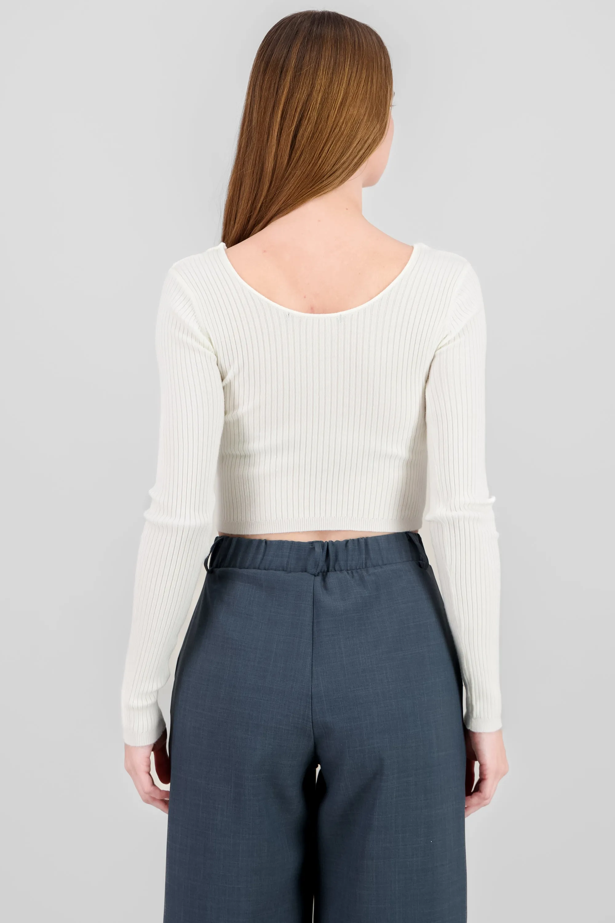 Top tejido manga larga escote redondo sold by Shasa product image thumbnail 4