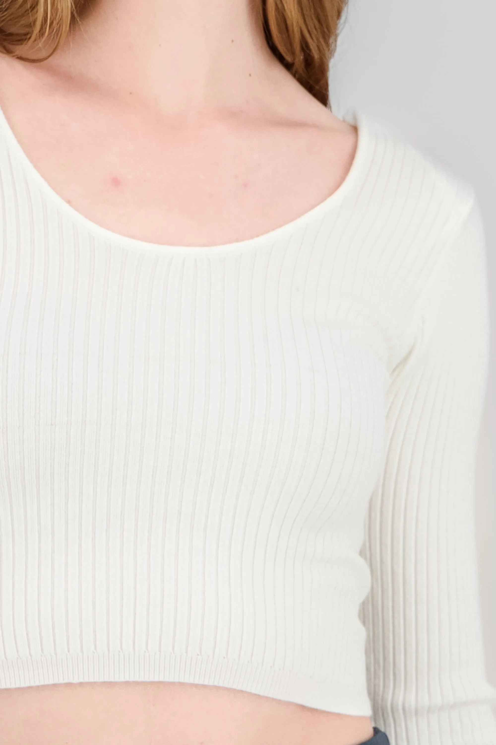 Top tejido manga larga escote redondo sold by Shasa product image thumbnail 5