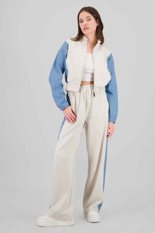 Pantalón patchwork denim sold by Shasa