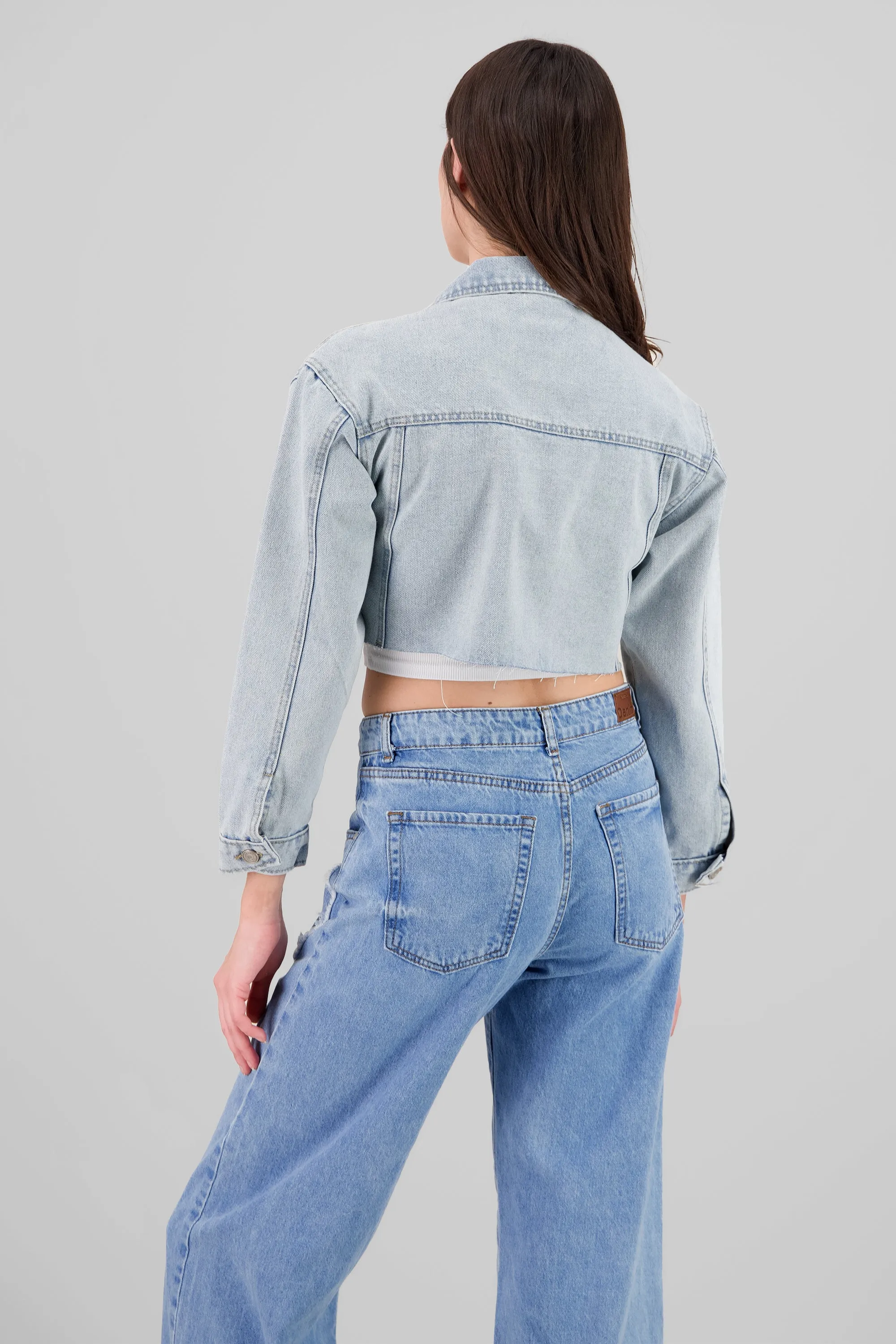 Chamarra trucker oversize destrucción sold by Shasa product image thumbnail 4