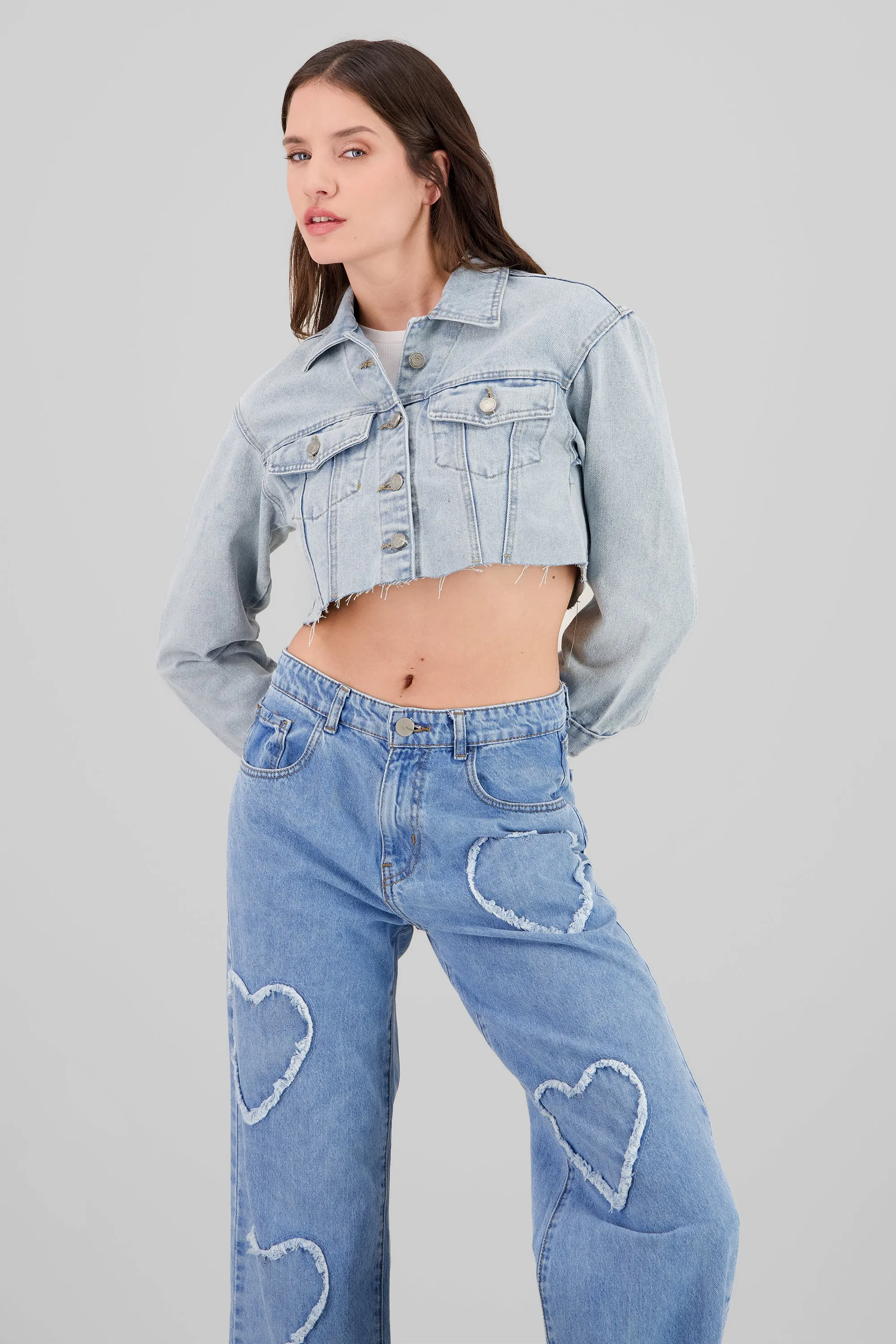 Chamarra trucker oversize destrucción sold by Shasa product image thumbnail 2