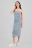 Vestido midi con cortes sold by Shasa