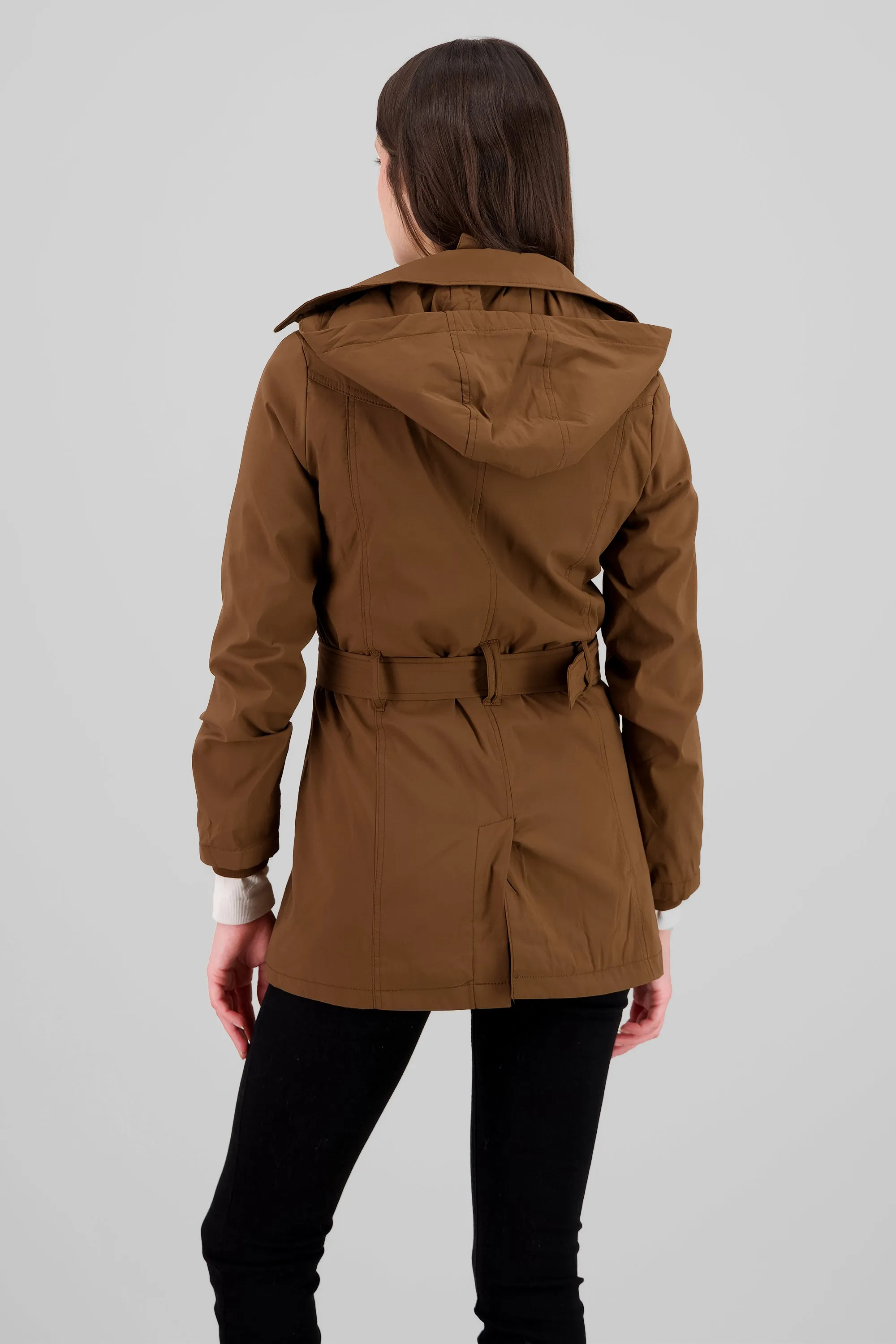 Gabardina monocolor botones cinturón sold by Shasa product image thumbnail 4