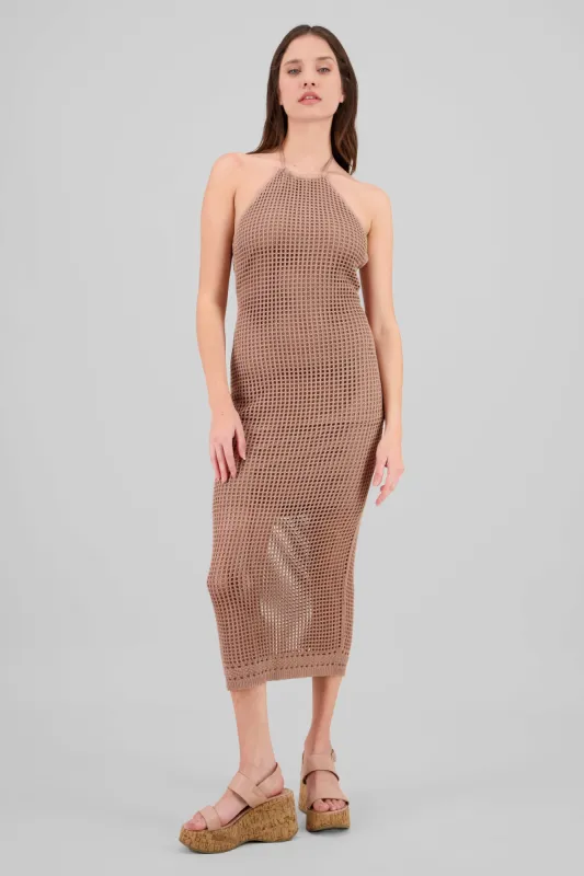 Vestido midi red sold by Shasa