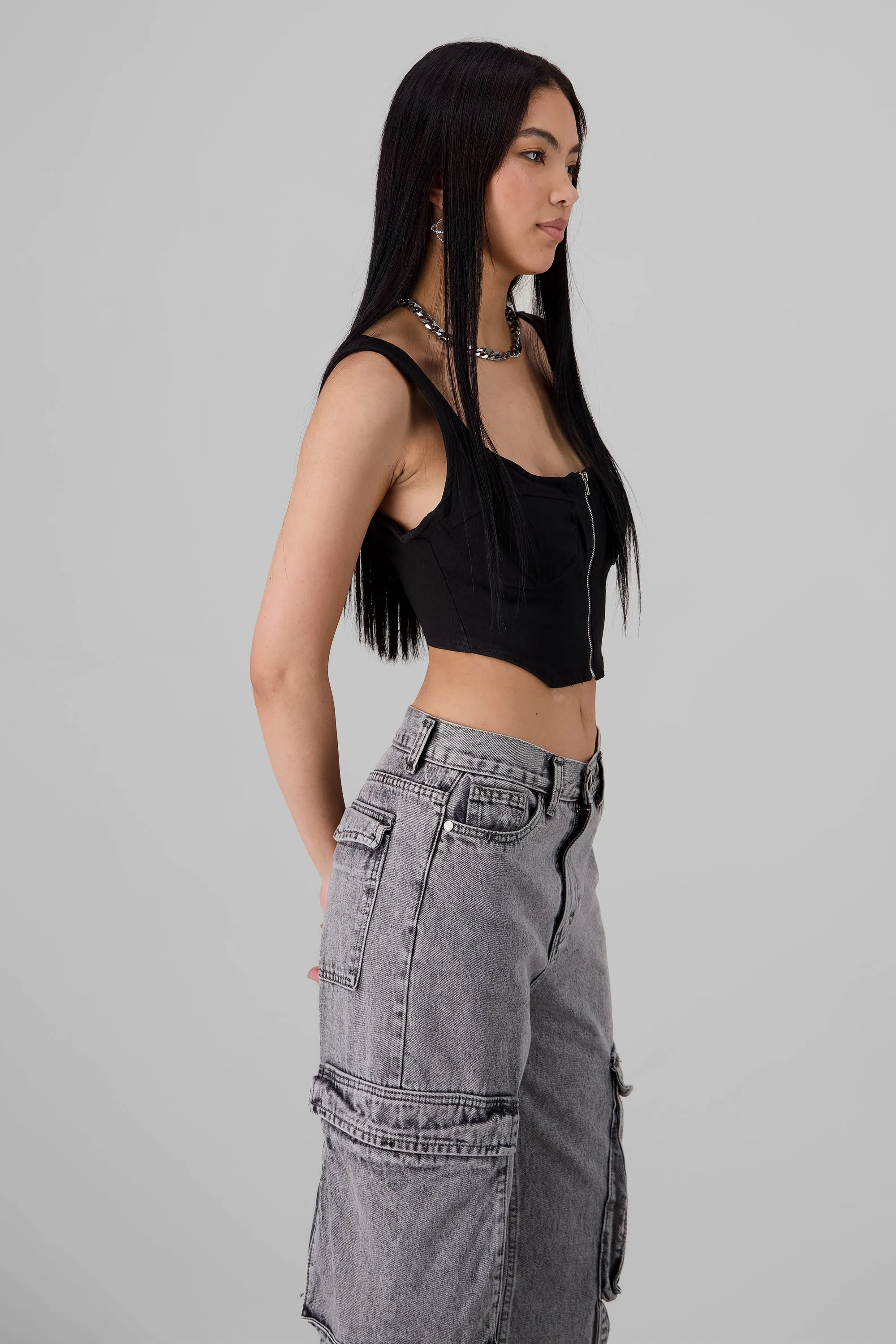 Blusa corset con cierre sold by Shasa product image thumbnail 3