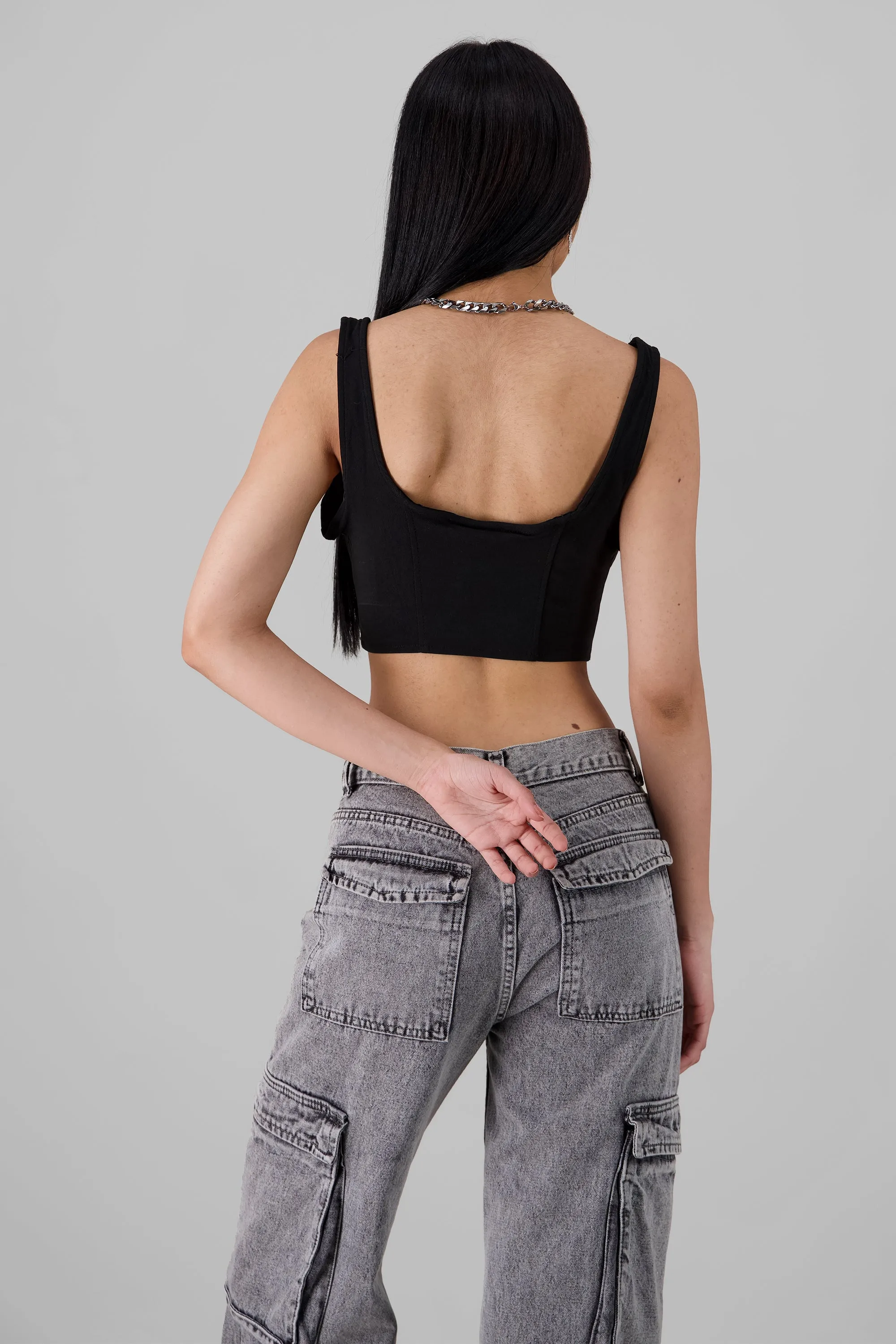 Blusa corset con cierre sold by Shasa product image thumbnail 4