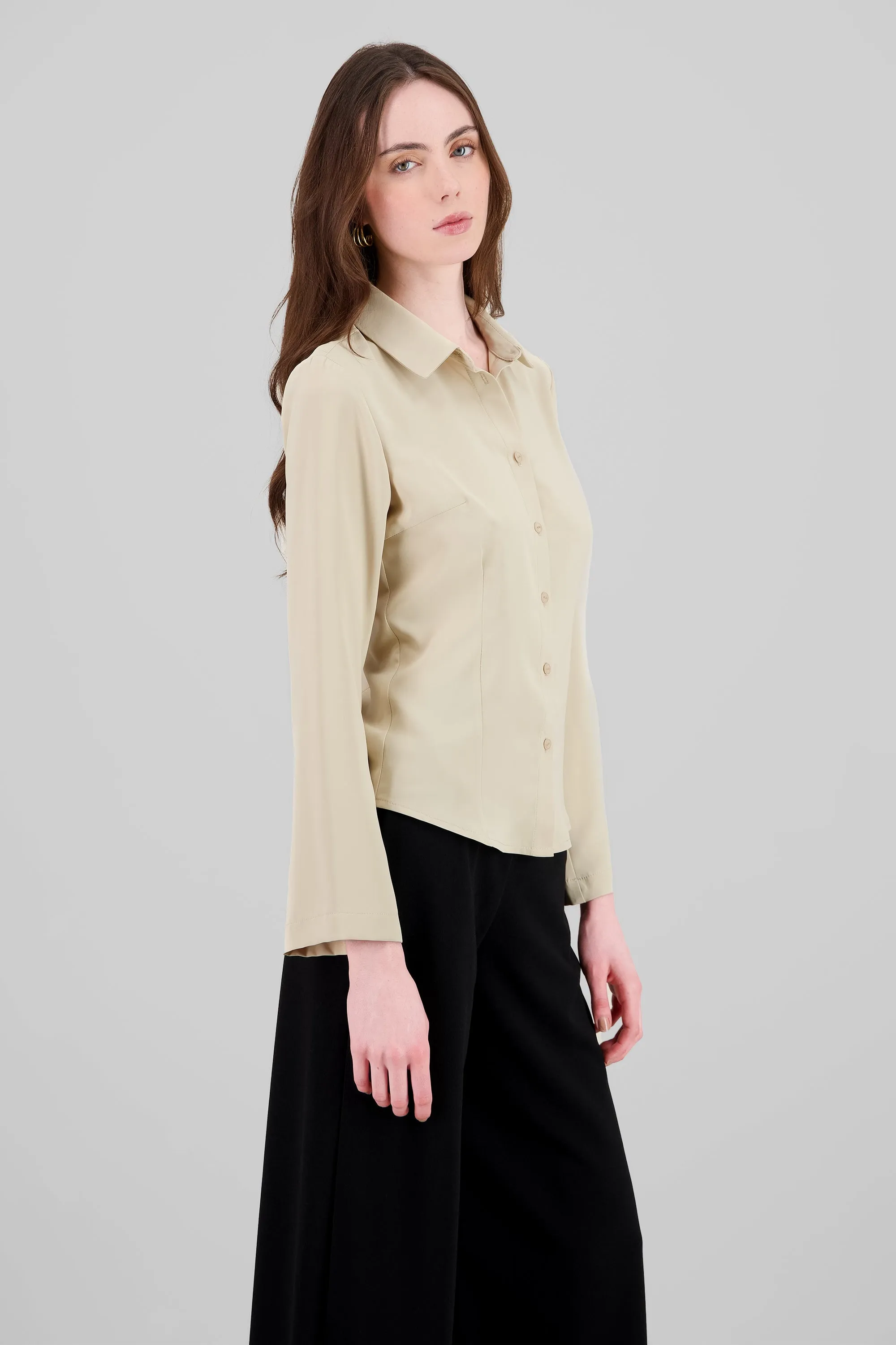 Camisa manga larga lisa sold by Shasa product image thumbnail 3