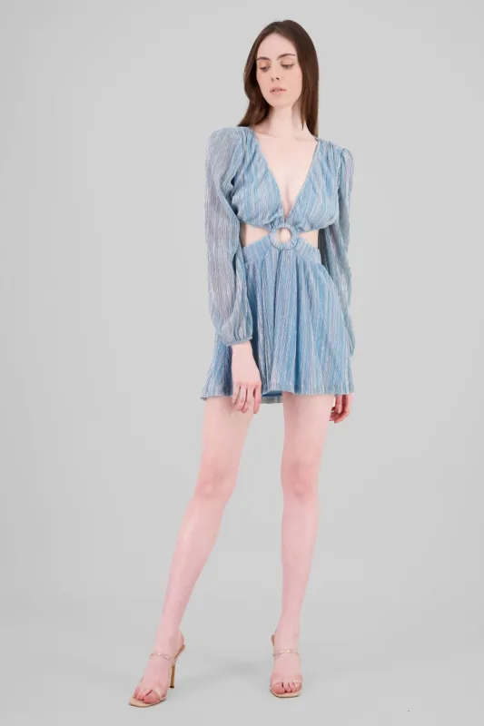 Vestido Mini Brillos Cut Out sold by Shasa