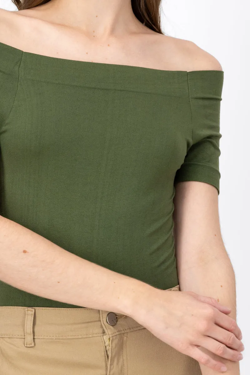 Bodysuit Liso Hombros Descubiertos sold by Shasa product image thumbnail 5