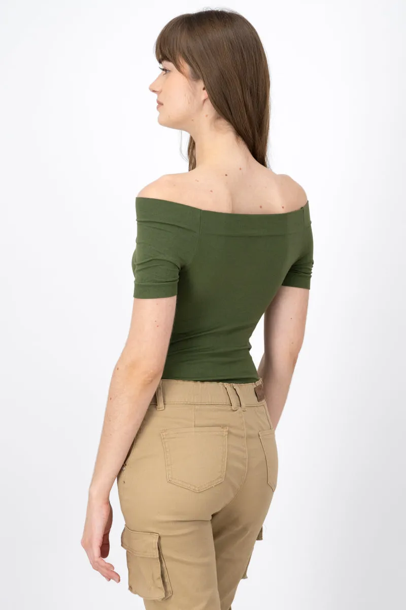 Bodysuit Liso Hombros Descubiertos sold by Shasa product image thumbnail 4