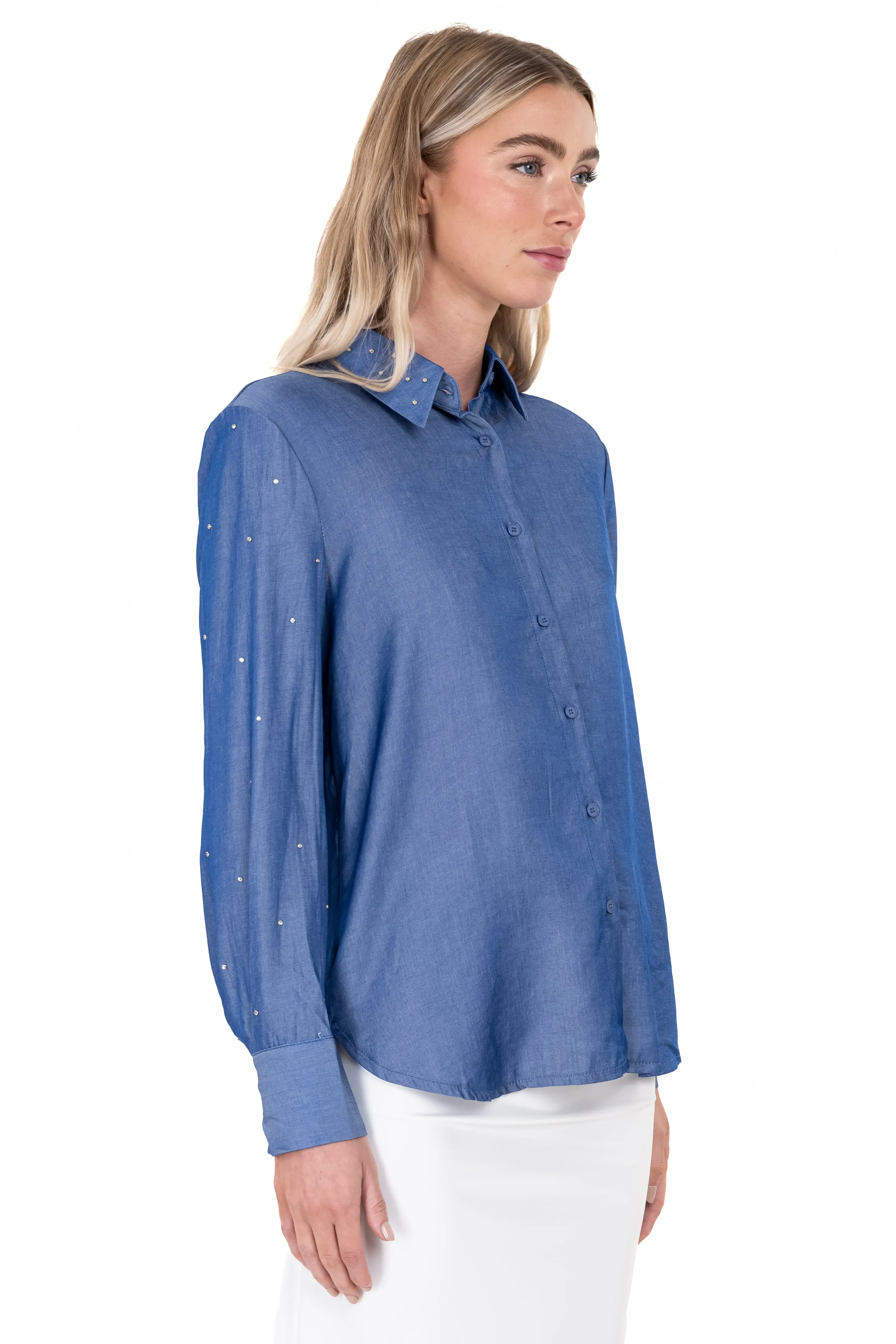 Camisa brillos mangas lisa sold by Shasa product image thumbnail 3