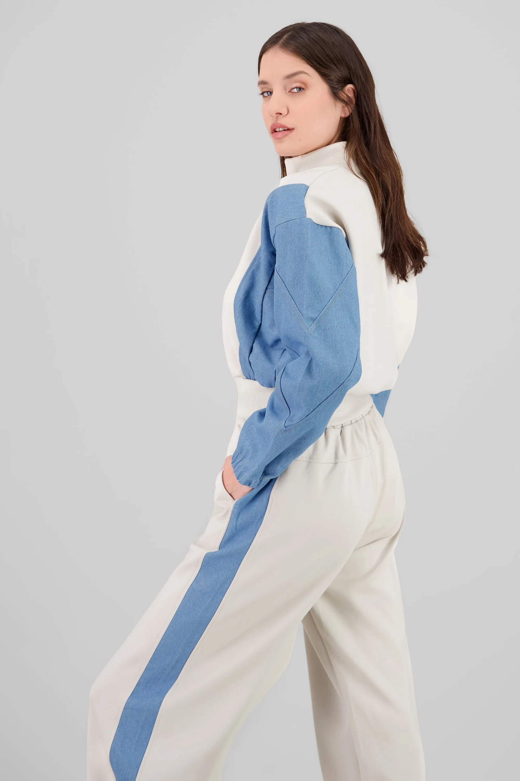 Chamarra patchwork denim sold by Shasa product image thumbnail 3