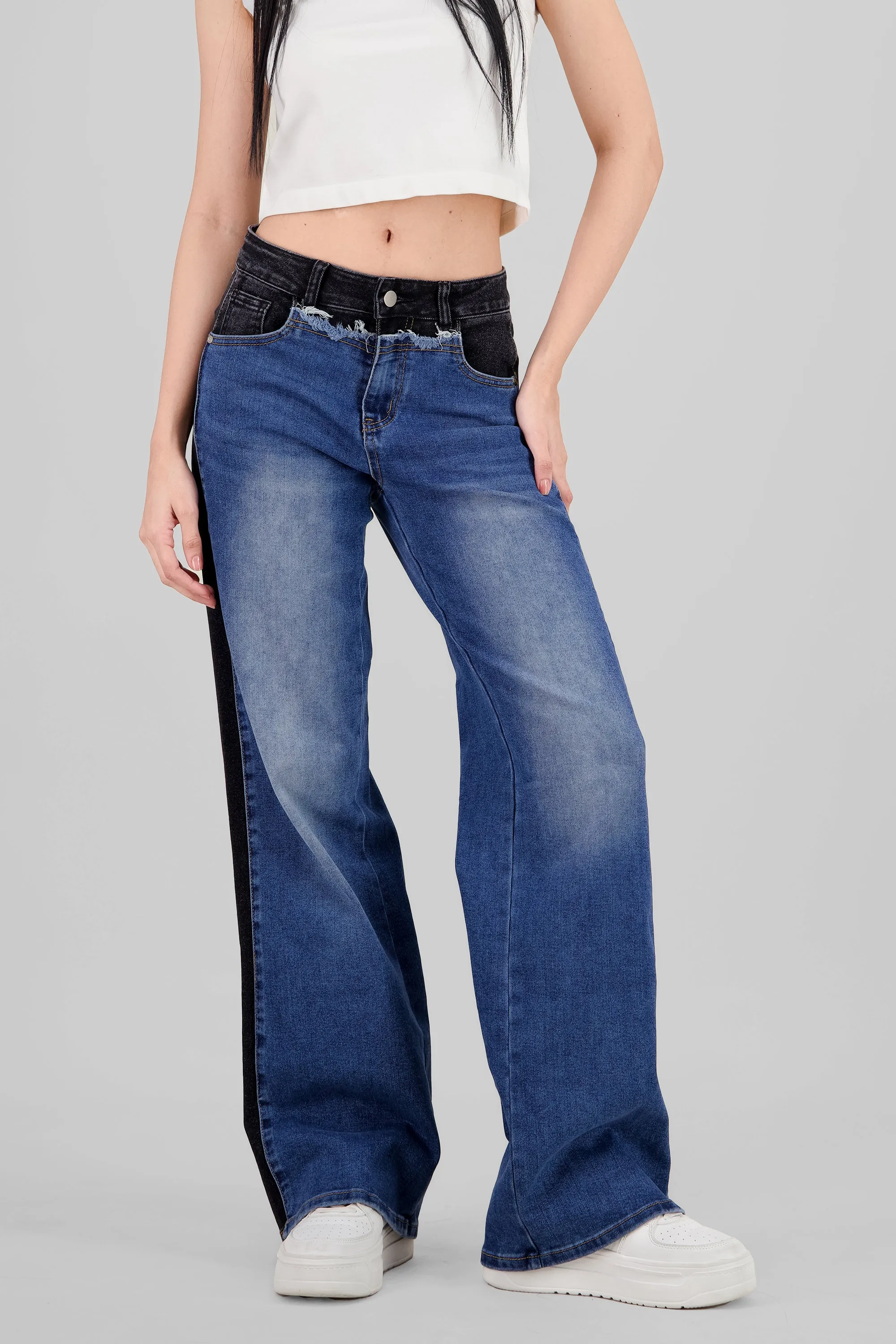 Jeans straight patchwork sold by Shasa product image thumbnail 2