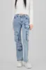 Jeans cargo 4 bolsas asimétrico sold by Shasa