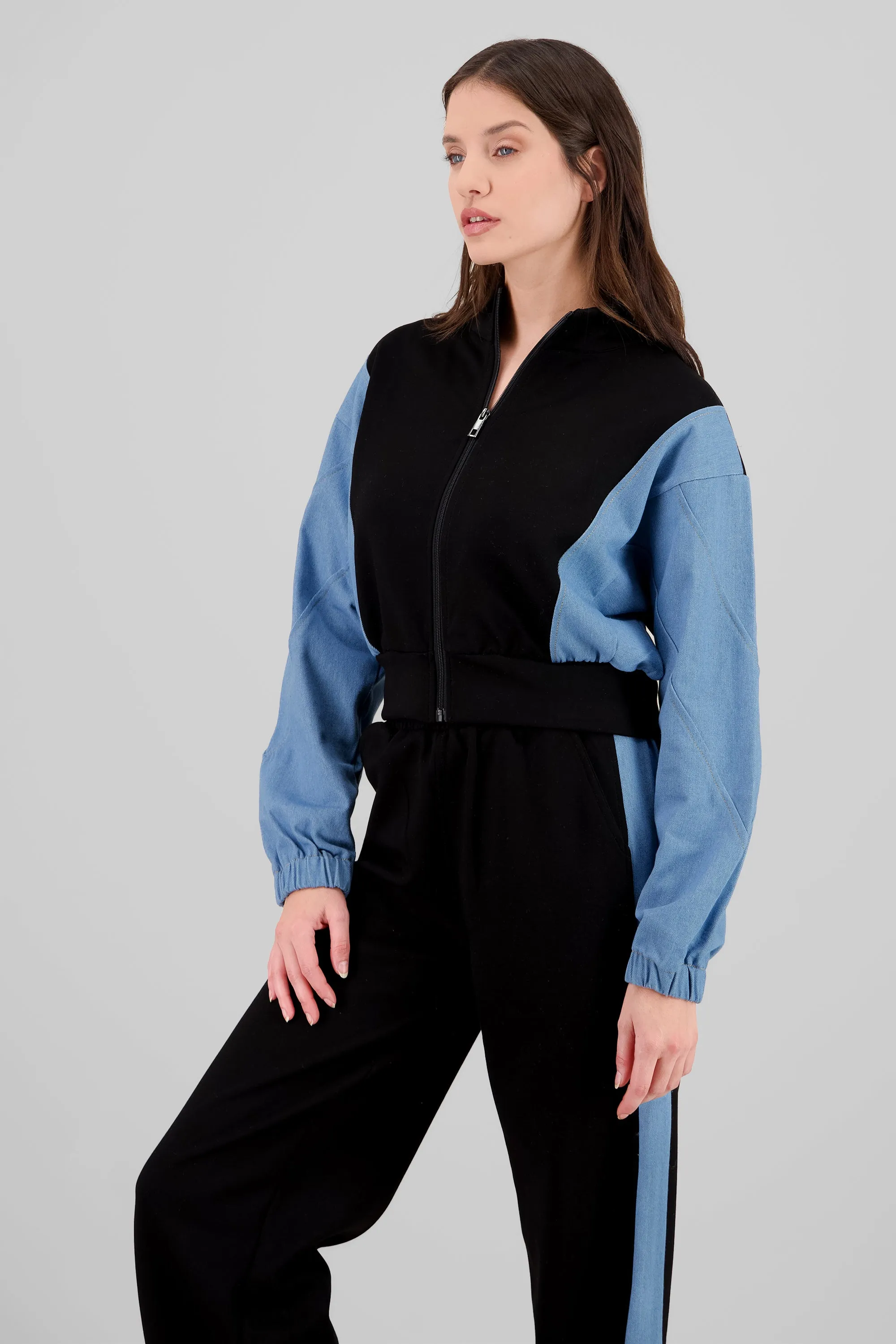 Chamarra patchwork denim sold by Shasa product image thumbnail 3