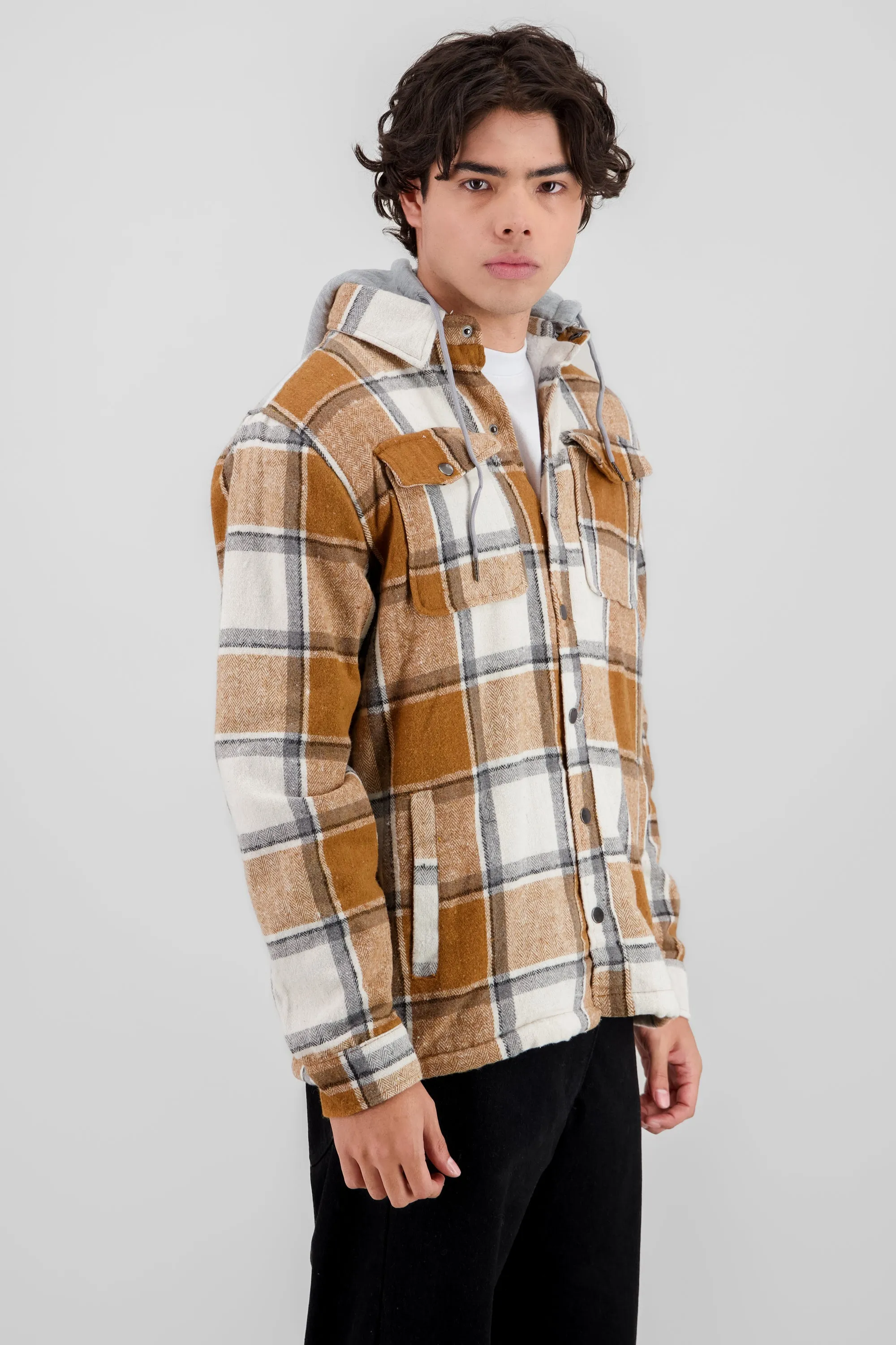 Chamarra cuadros flannel sold by Shasa product image thumbnail 3