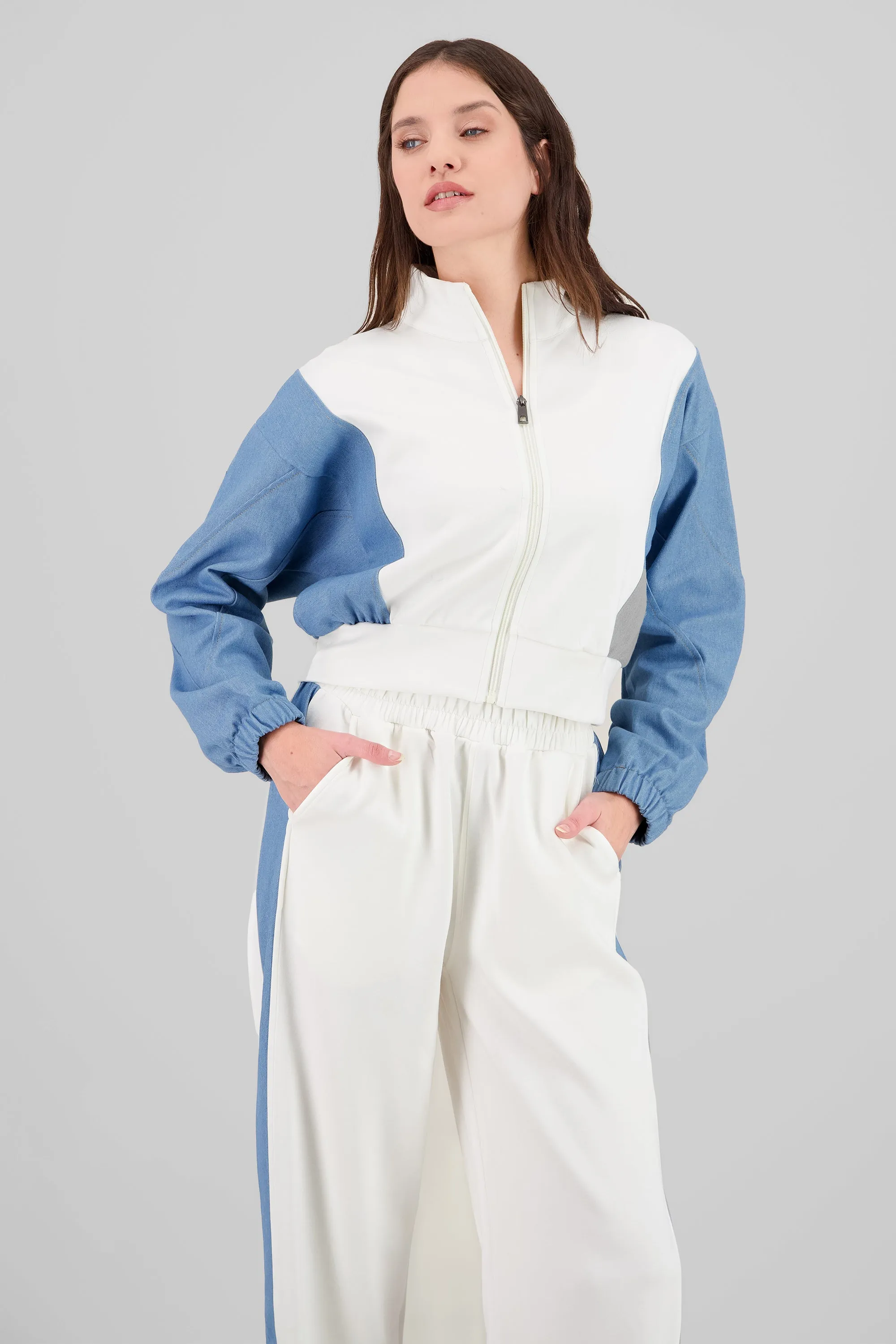 Chamarra patchwork denim sold by Shasa product image thumbnail 2