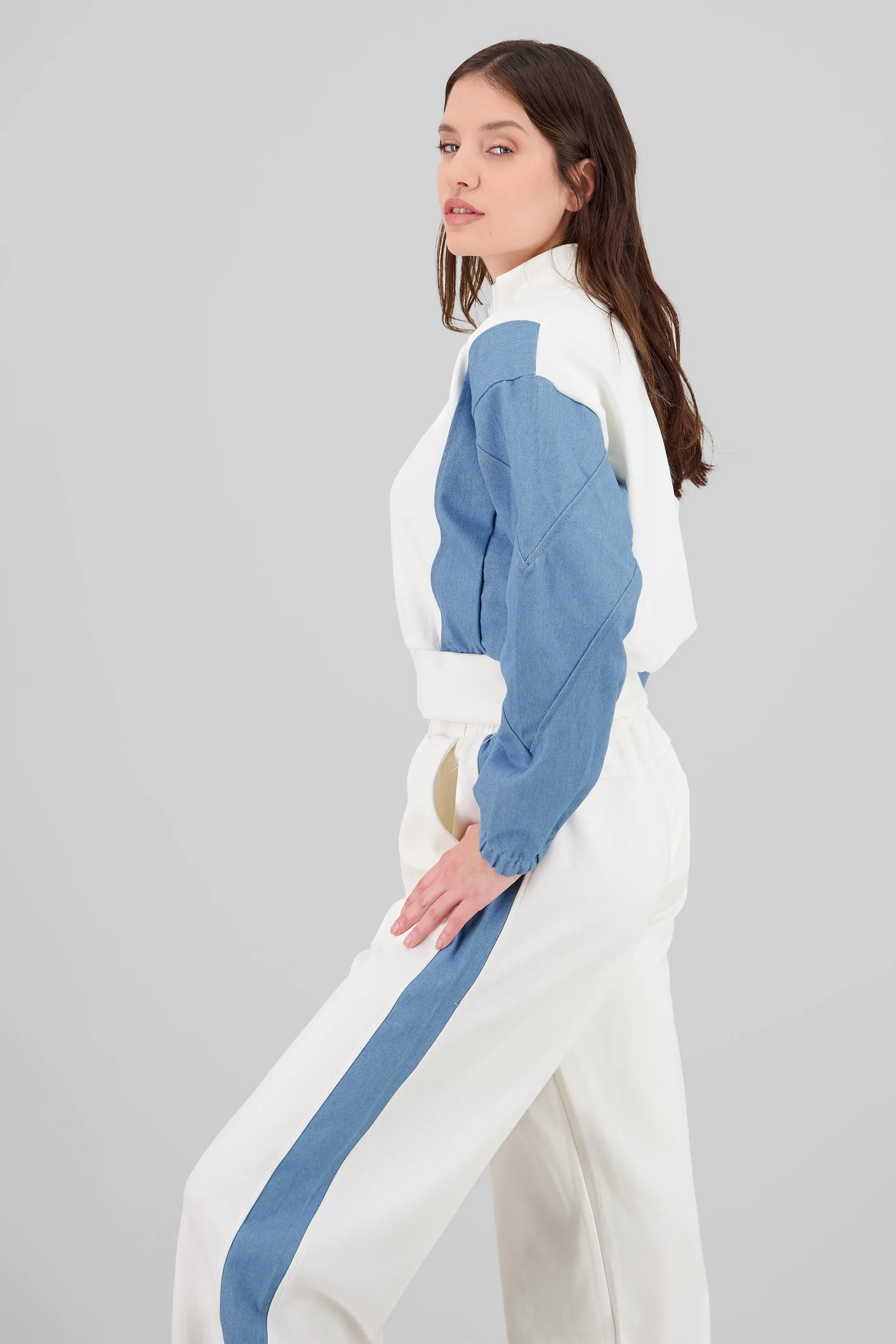 Chamarra patchwork denim sold by Shasa product image thumbnail 3