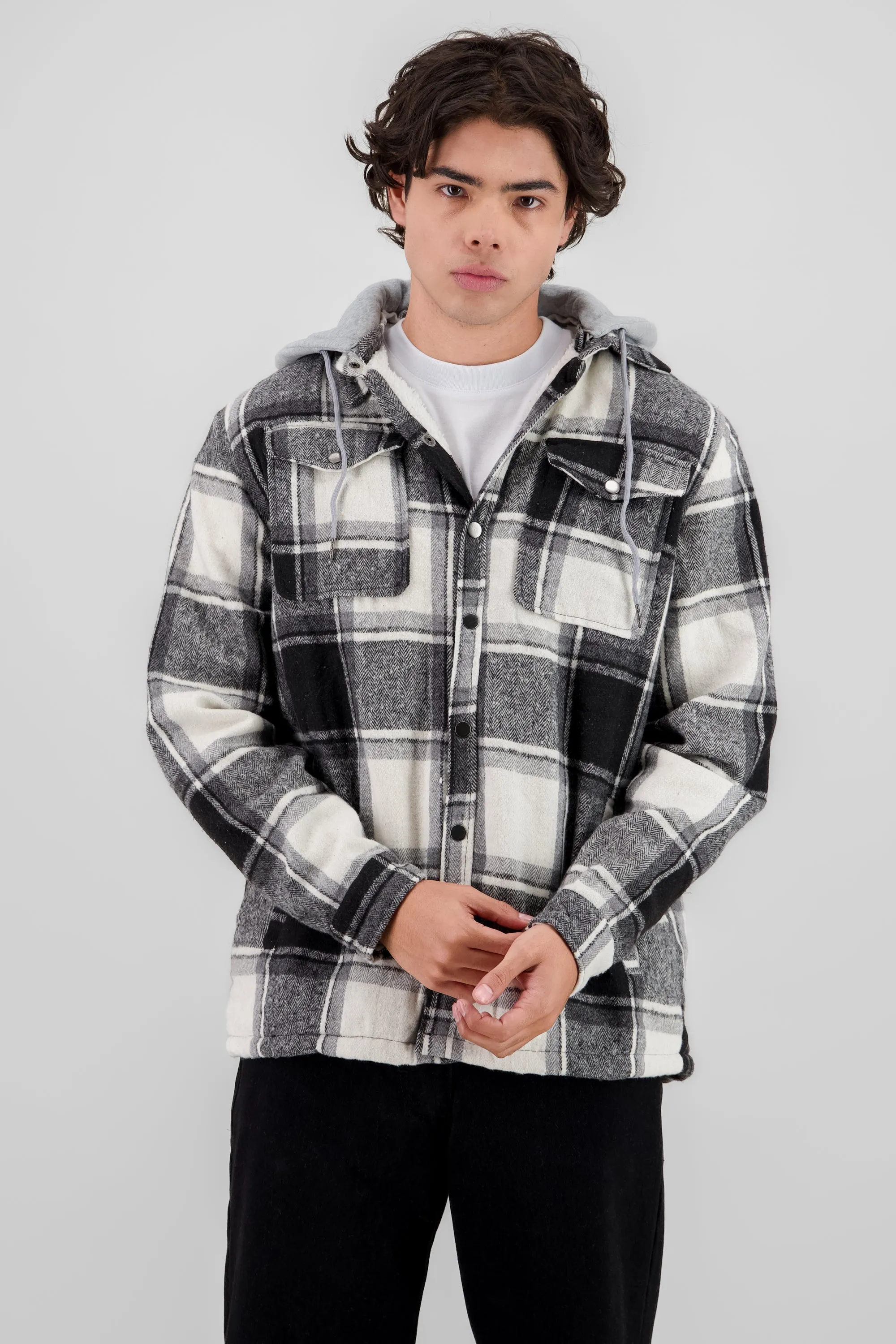Chamarra cuadros flannel sold by Shasa product image thumbnail 2