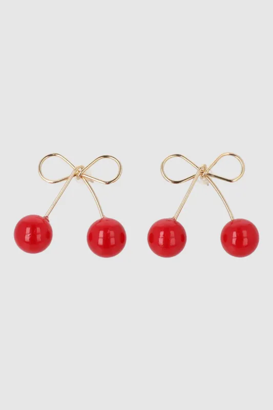 ARETES MOÑO CEREZAS sold by Shasa