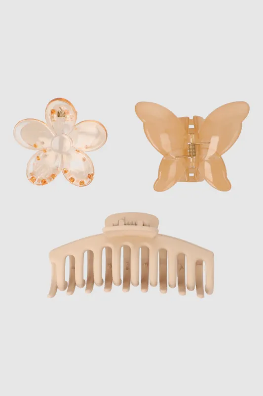 3 P PINZA MARIPOSA FLOR sold by Shasa