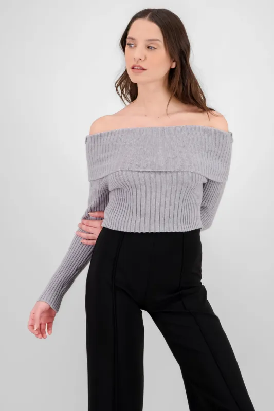 Sueter tejido off shoulder sold by Shasa