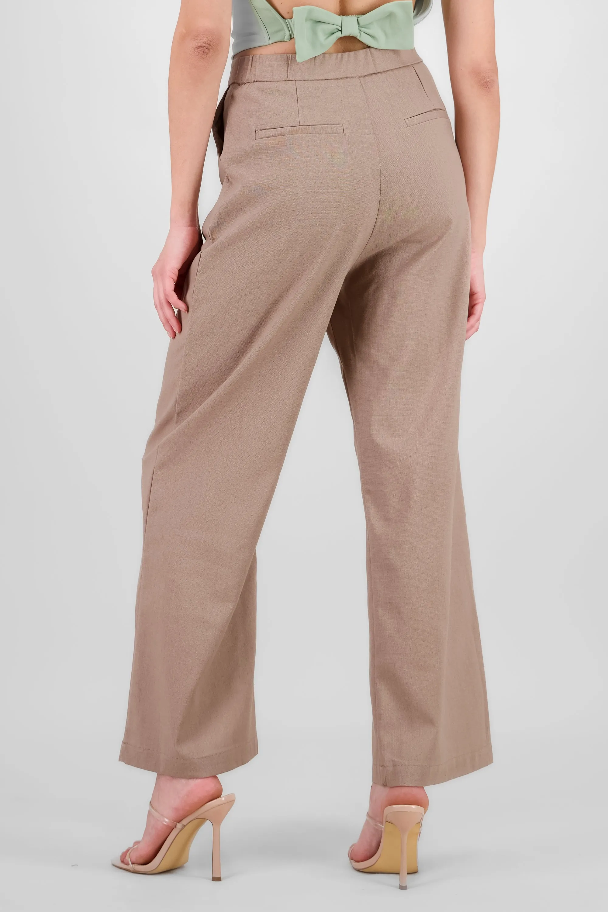 Pantalones amplios mezcla algodon y lino sold by Shasa product image thumbnail 4