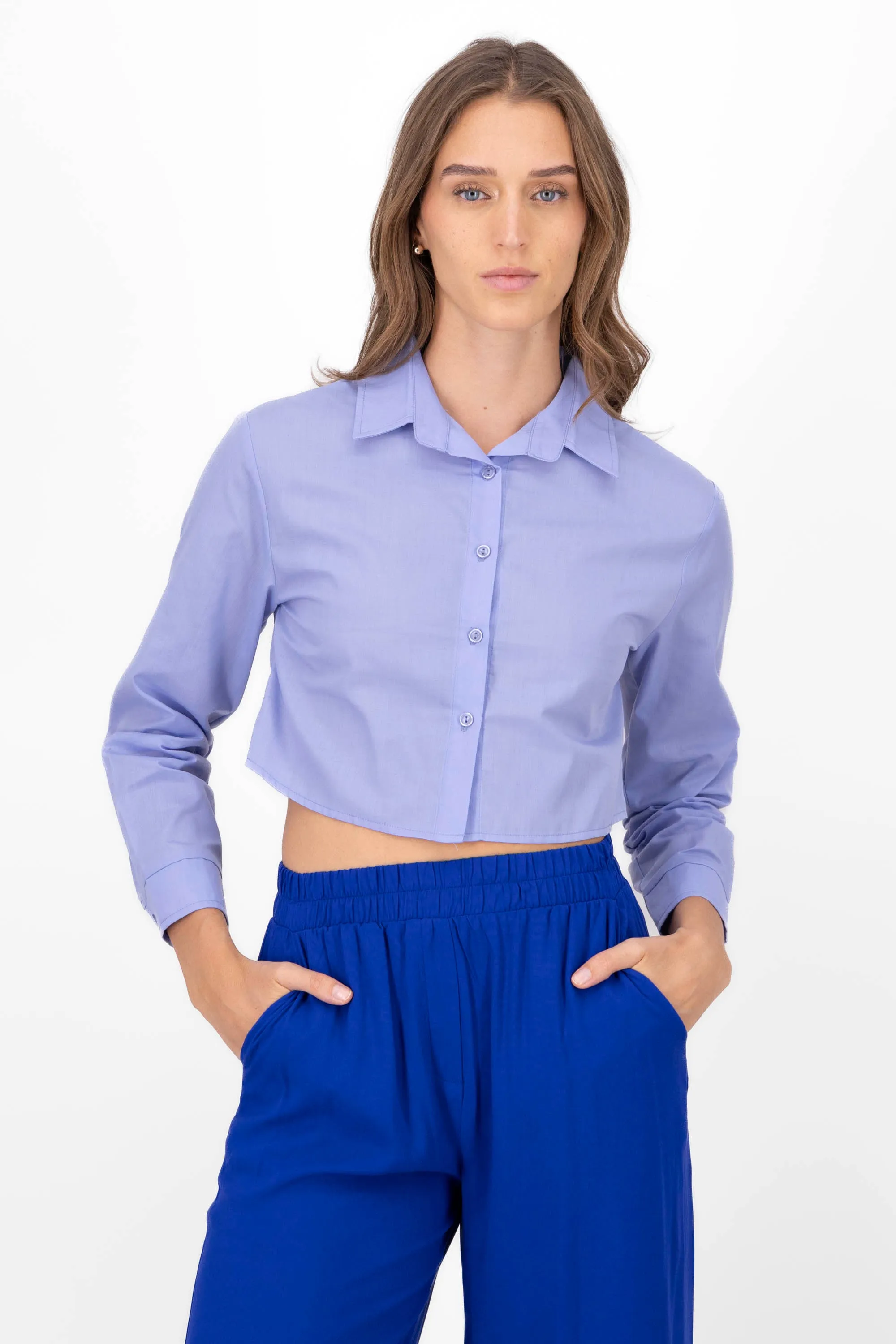 Camisa Crop Manga Larga sold by Shasa