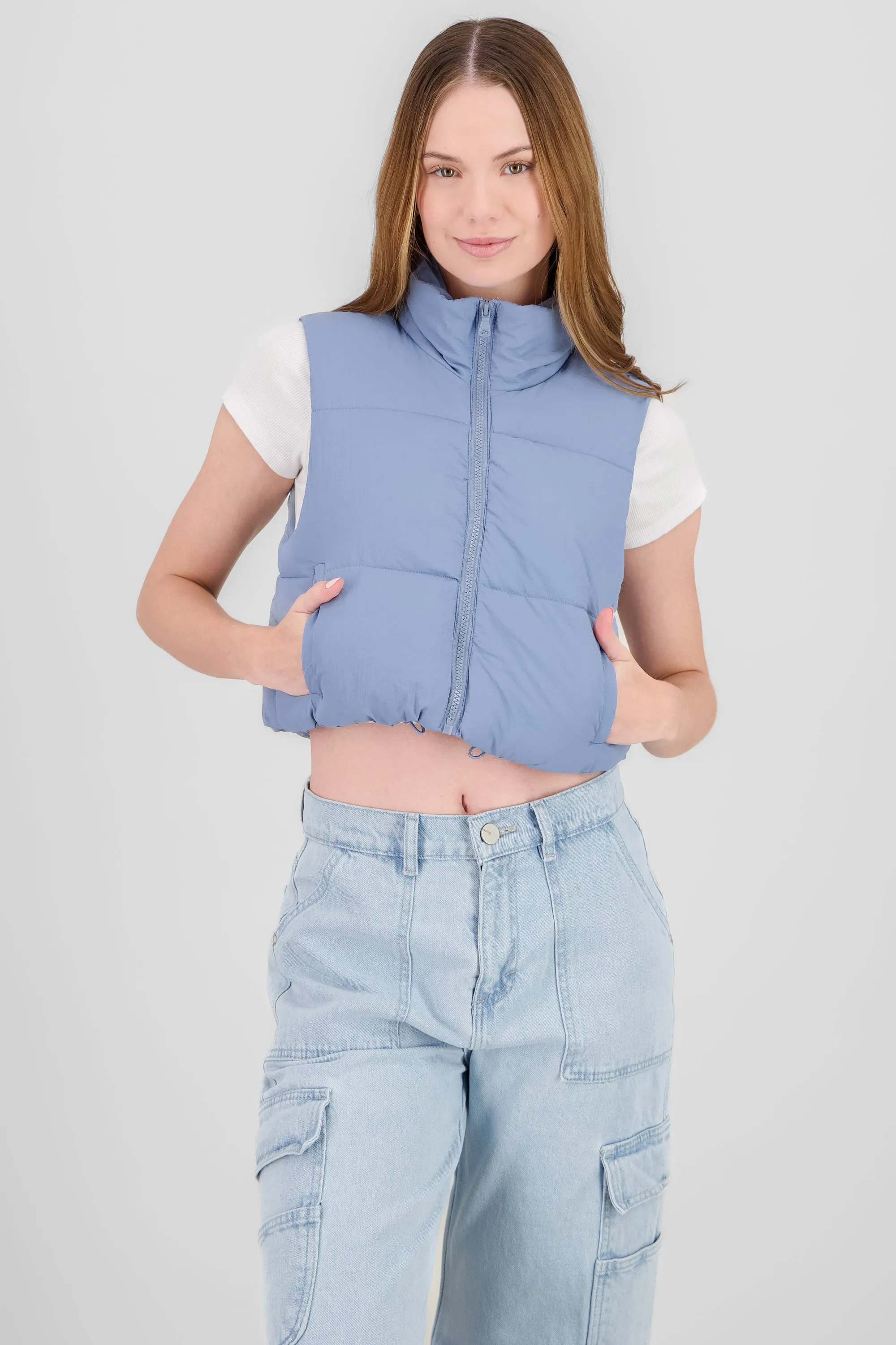 Chaleco capitonado corto liso sold by Shasa product image thumbnail 2