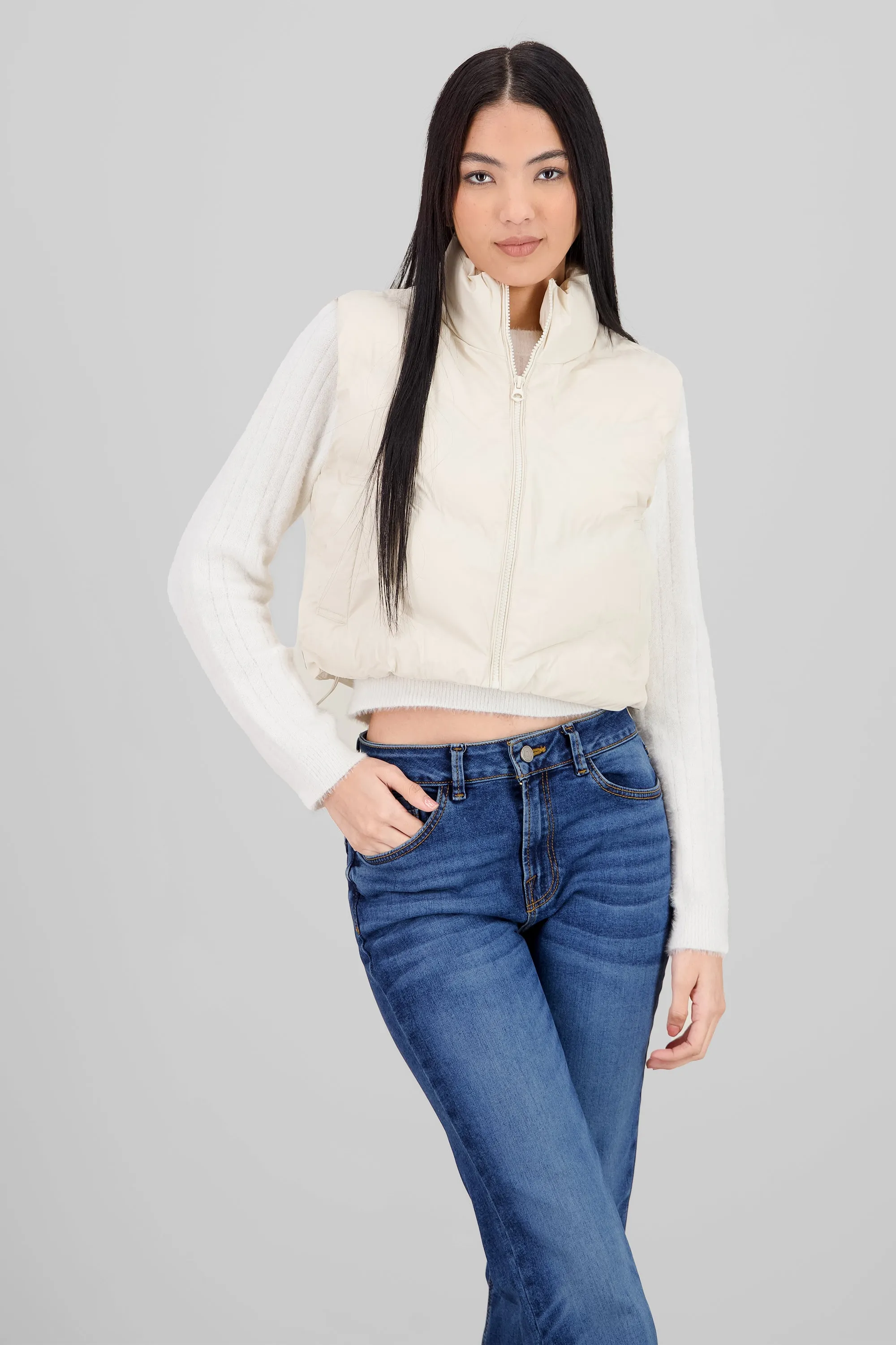 Chaleco corto capitonado liso sold by Shasa product image thumbnail 2