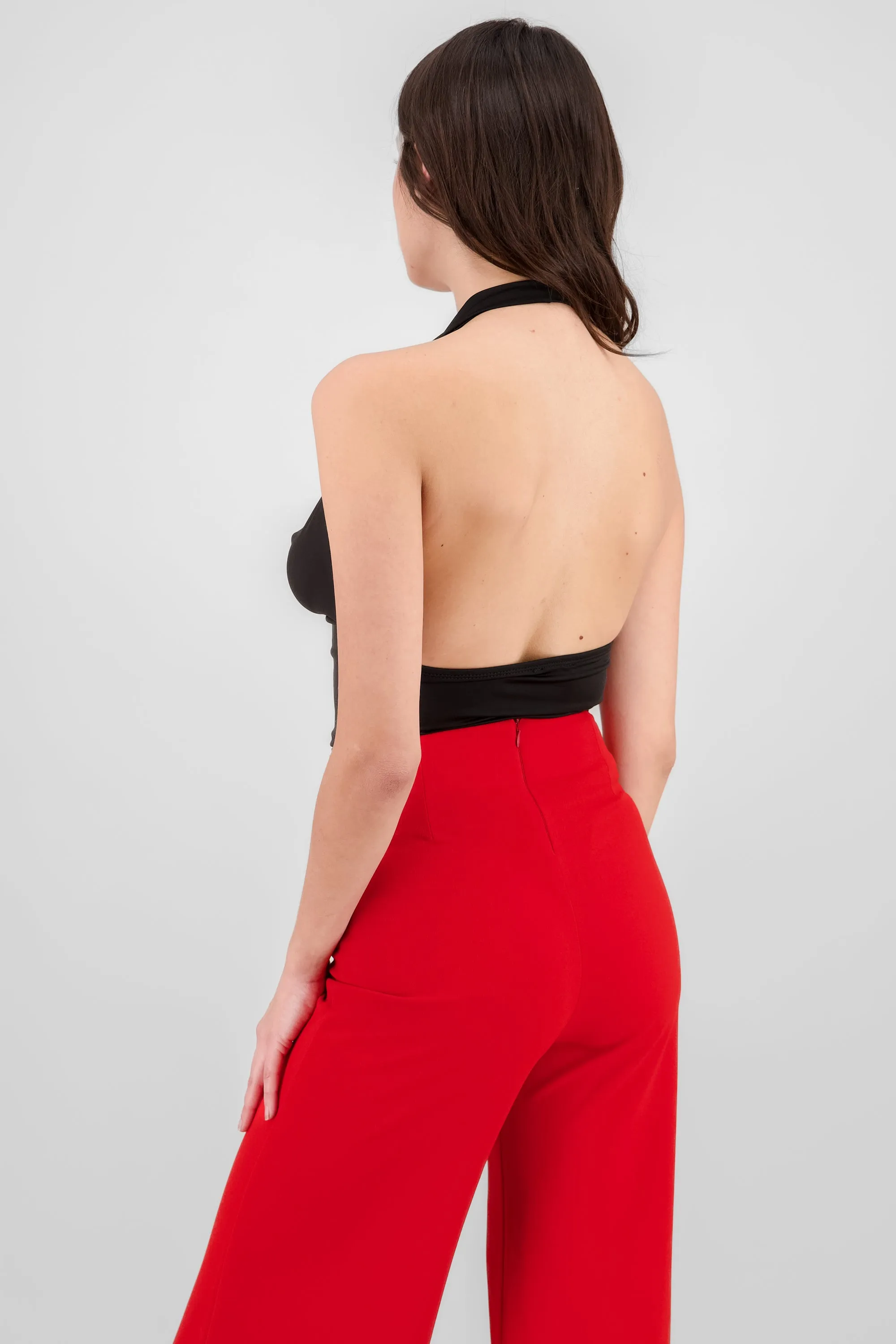 Halter bodysuit cuello cascada sold by Shasa product image thumbnail 4