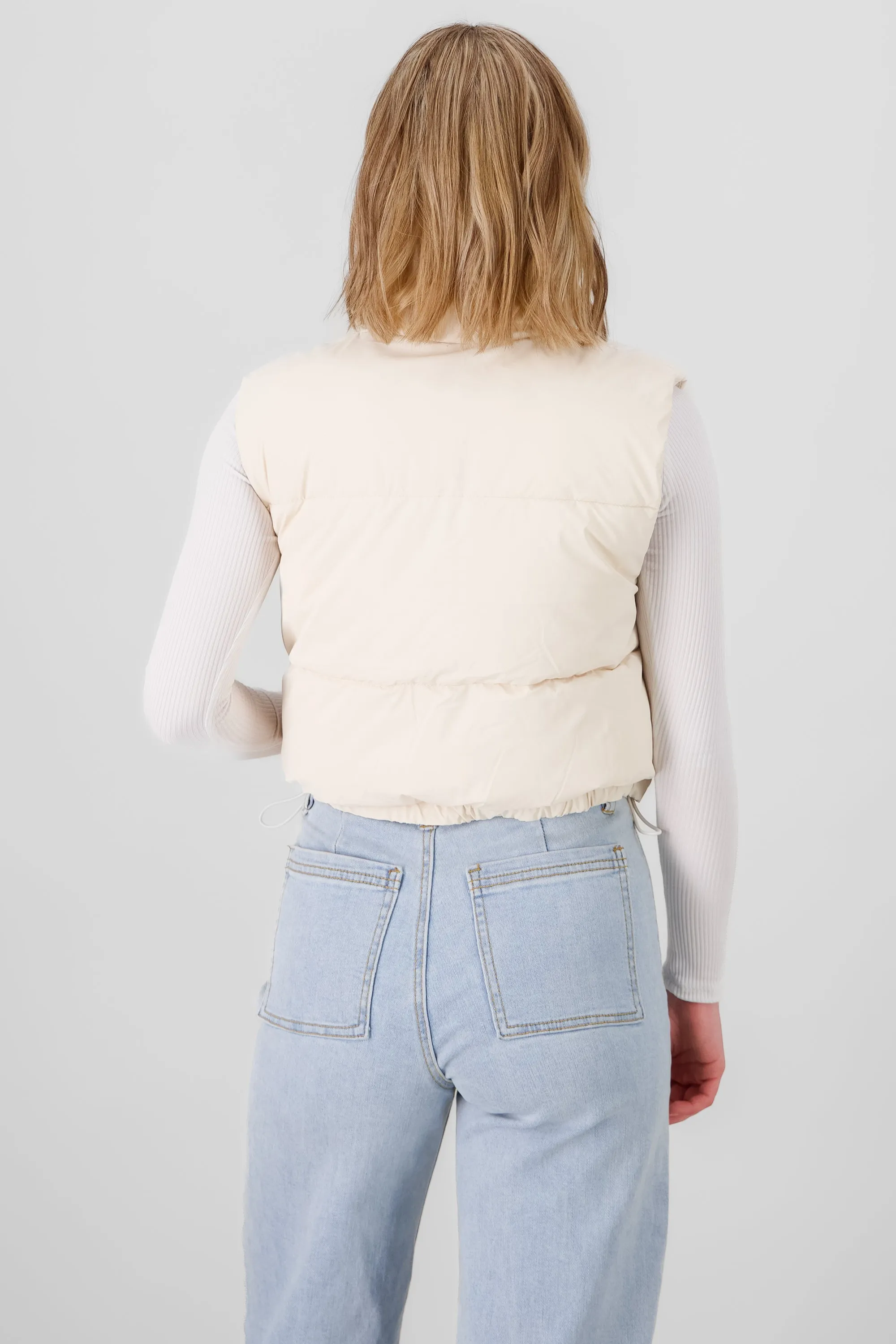 Chaleco con cuello alto liso sold by Shasa product image thumbnail 4