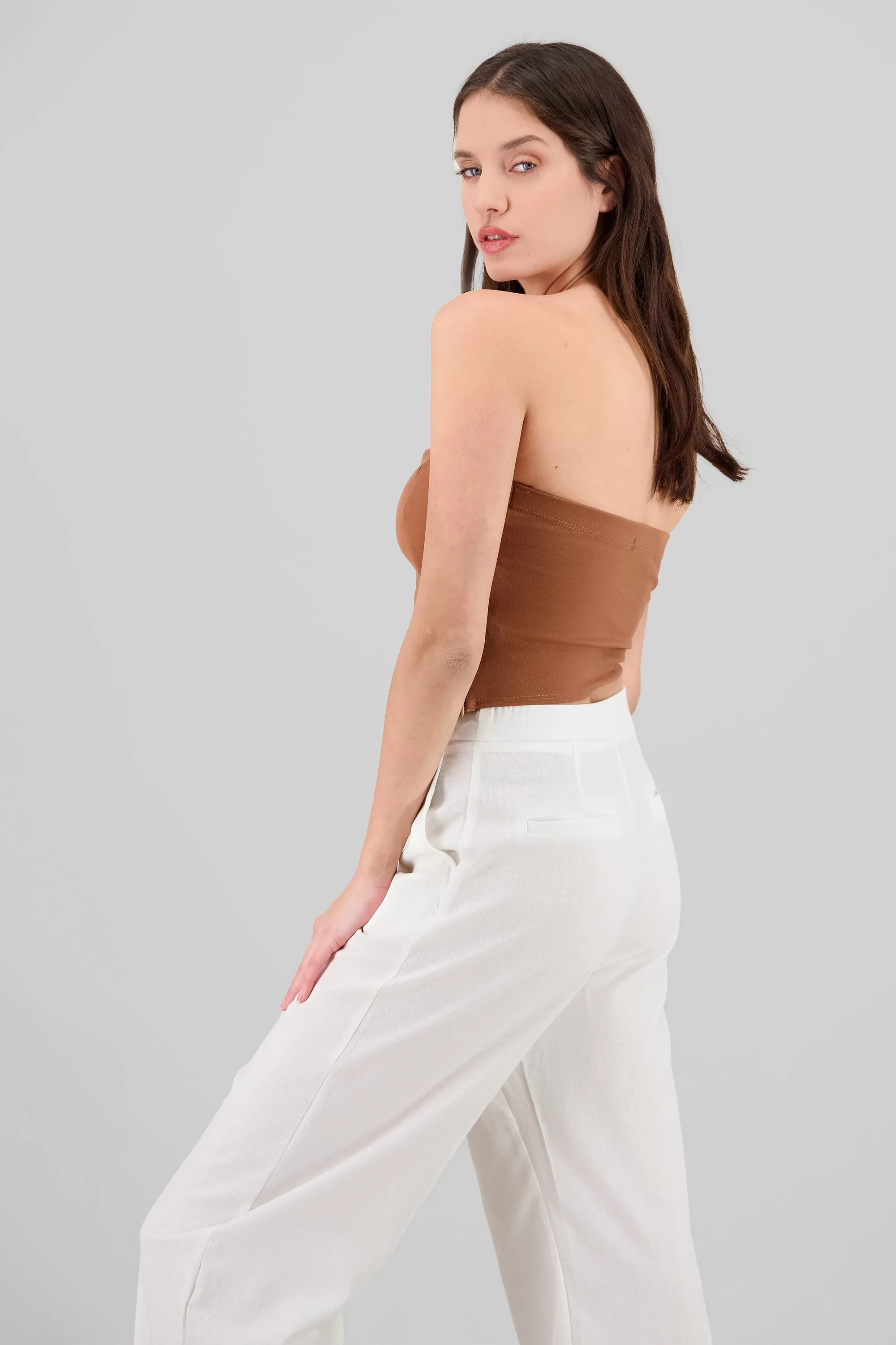 Top strapless detalle moños sold by Shasa product image thumbnail 3