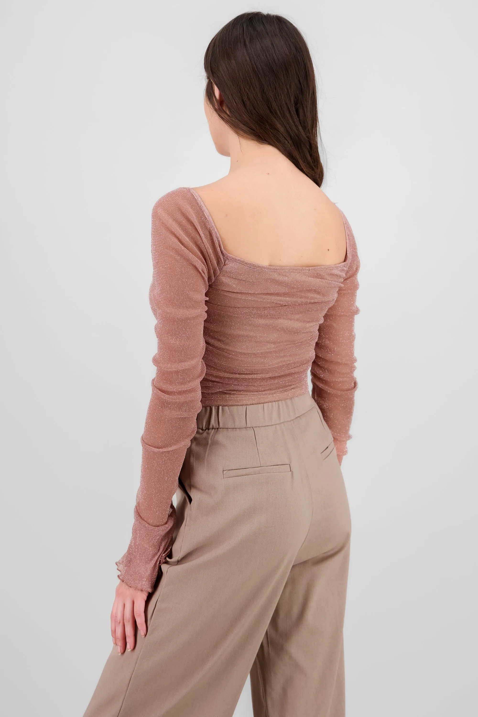 Blusa drapeados con brillos sold by Shasa product image thumbnail 4