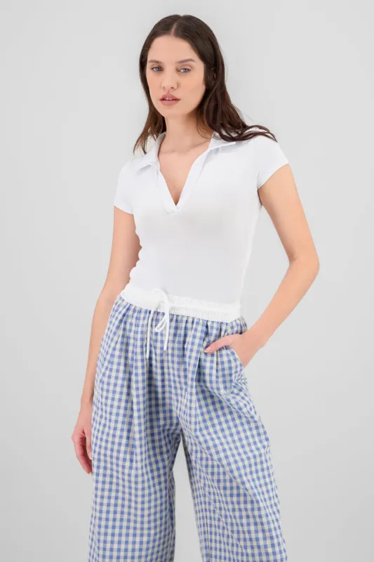 Body manga corta cuello polo sold by Shasa