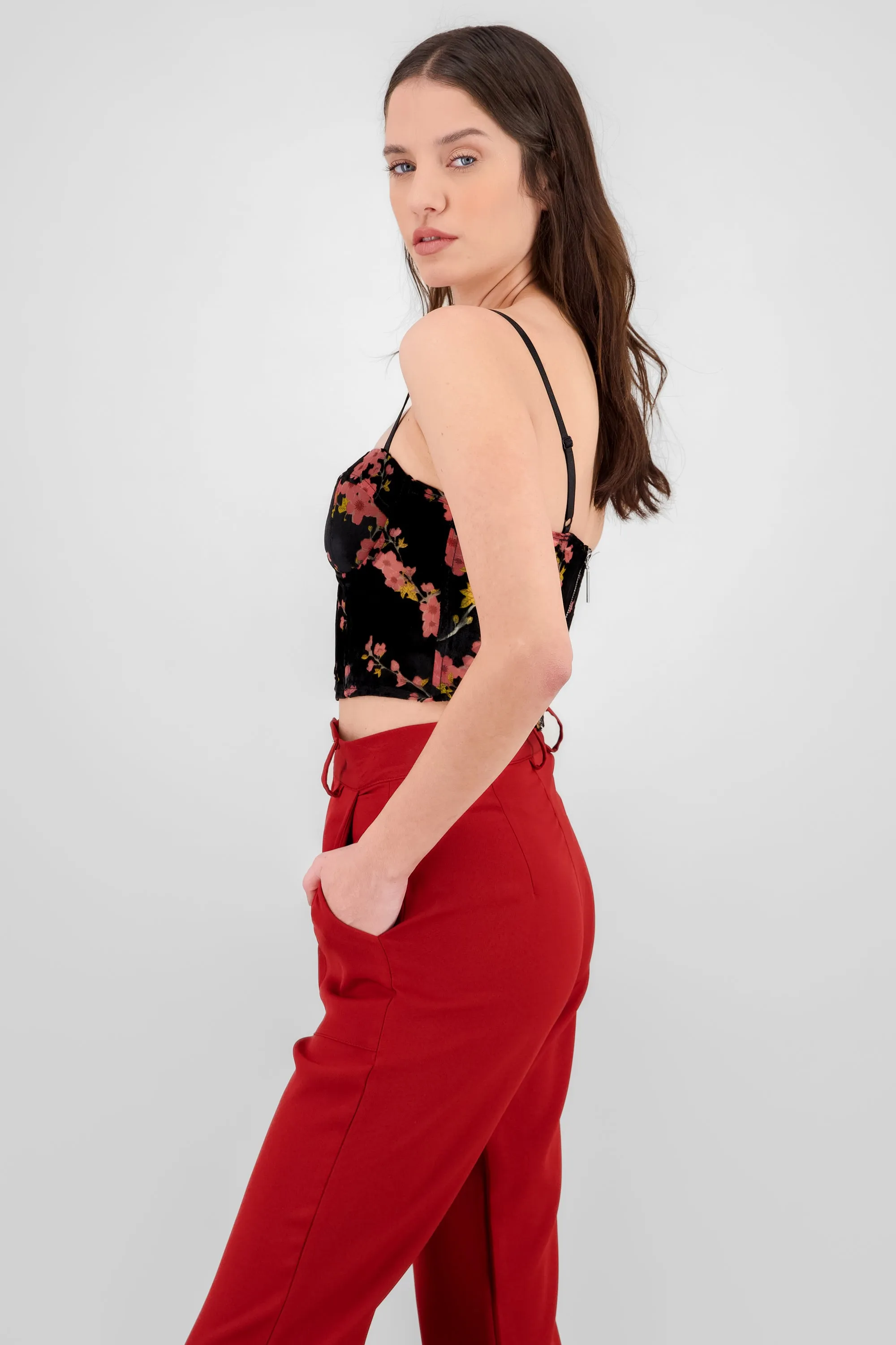 Corset flores mesh flock sold by Shasa product image thumbnail 3