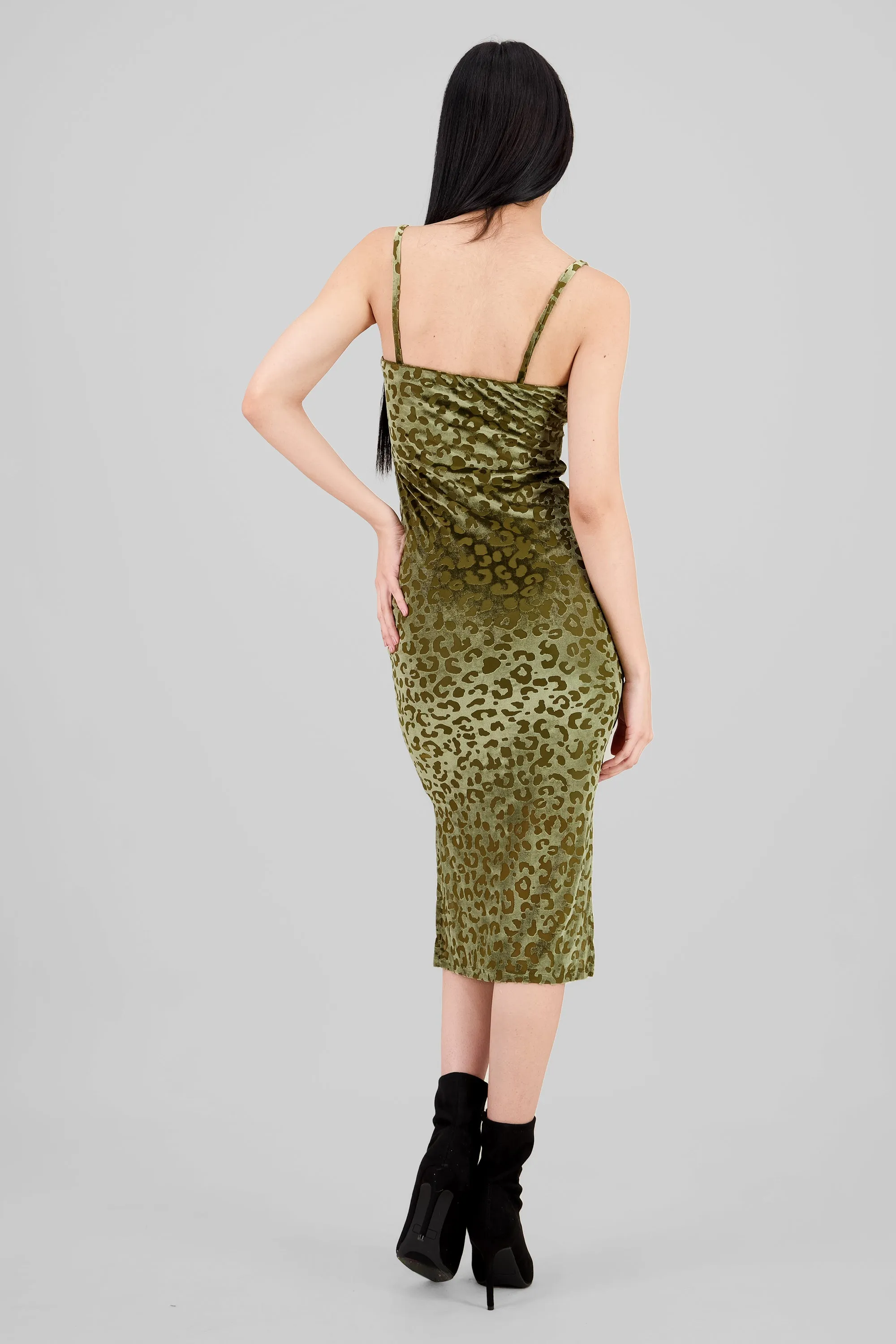 Vestido tirantes animal print velvet sold by Shasa product image thumbnail 4