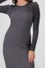 Vestido midi tejido contraste sold by Shasa