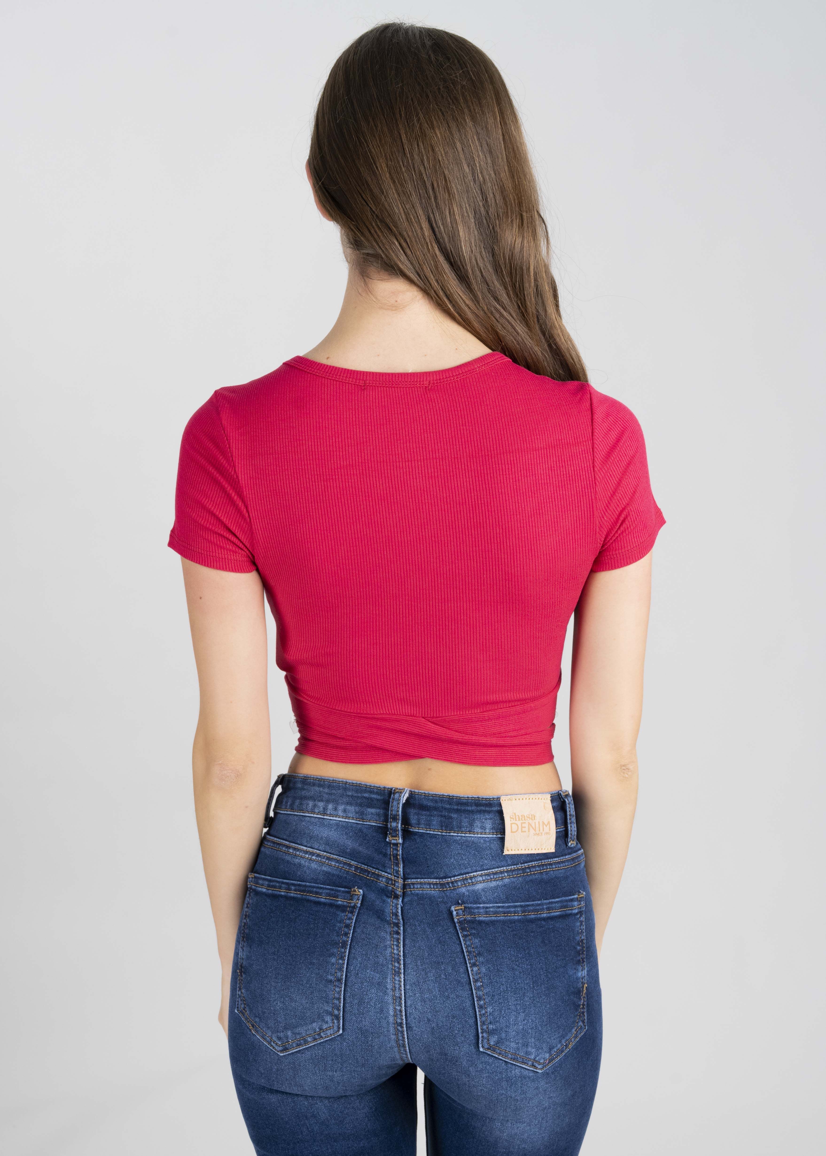 Top textura abertura cruzada sold by Shasa product image thumbnail 4